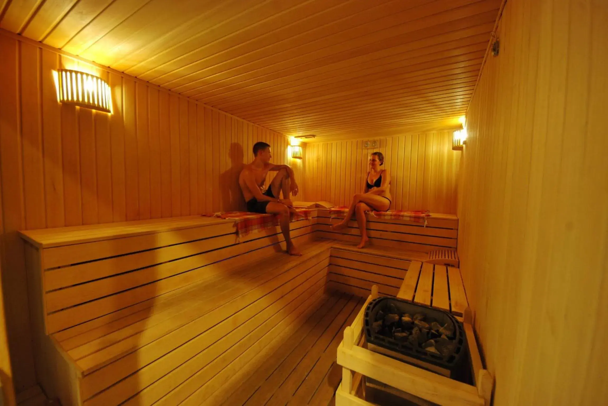 Sauna in Pasabey Hotel