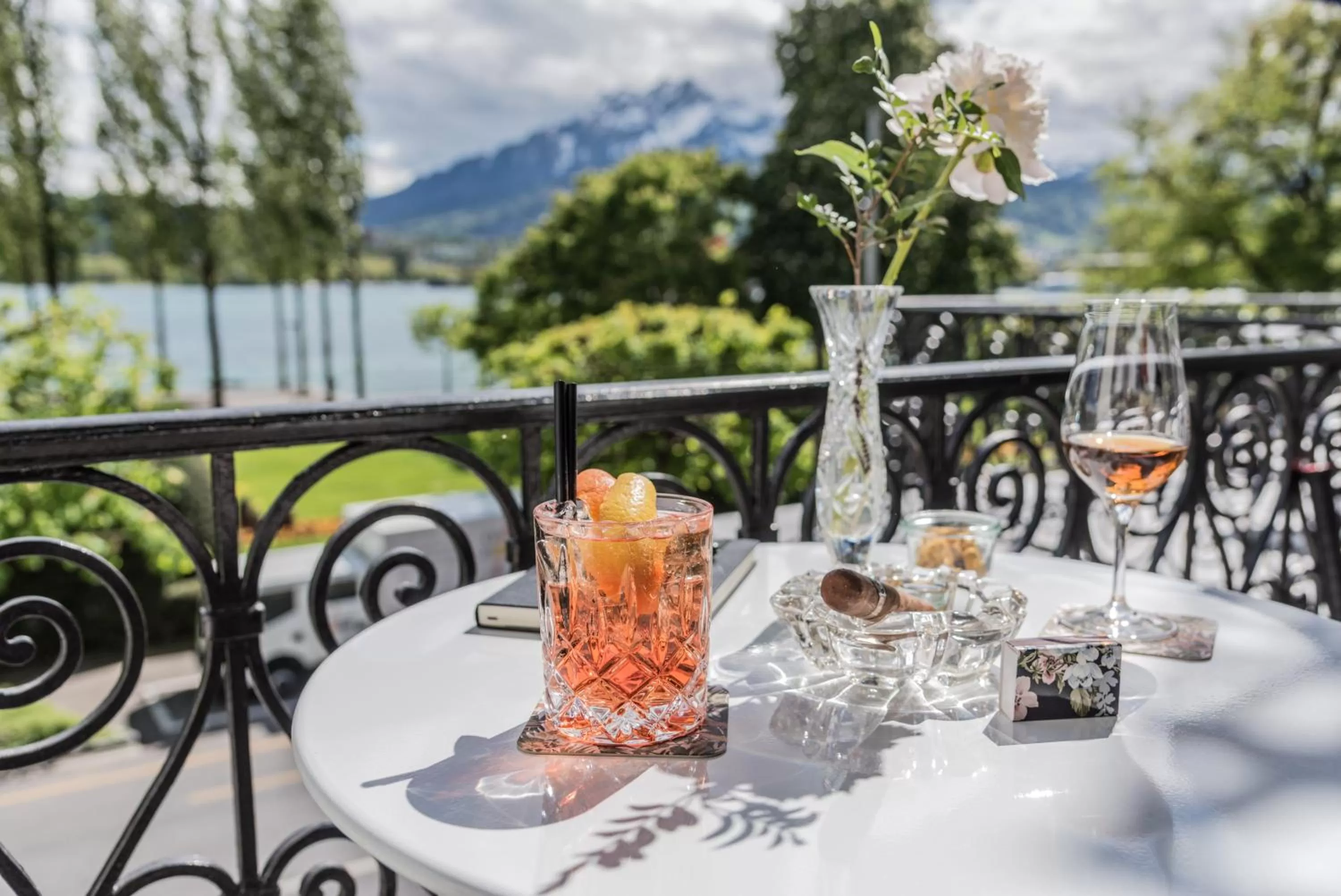 Balcony/Terrace in Hotel Beau Séjour Lucerne