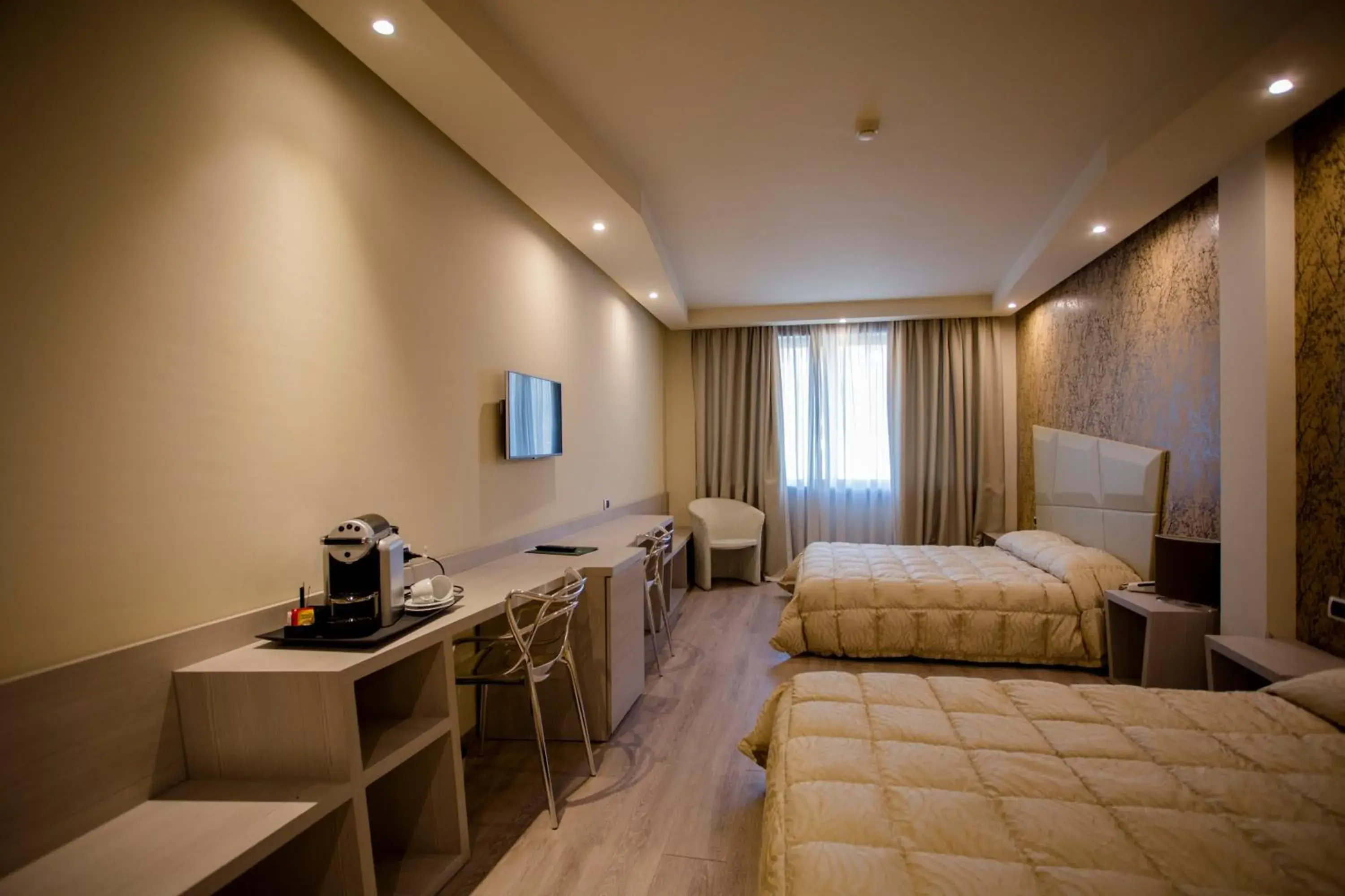 Bed in Hostellerie Du Cheval Blanc Bed in Hostellerie Du Cheval Blanc