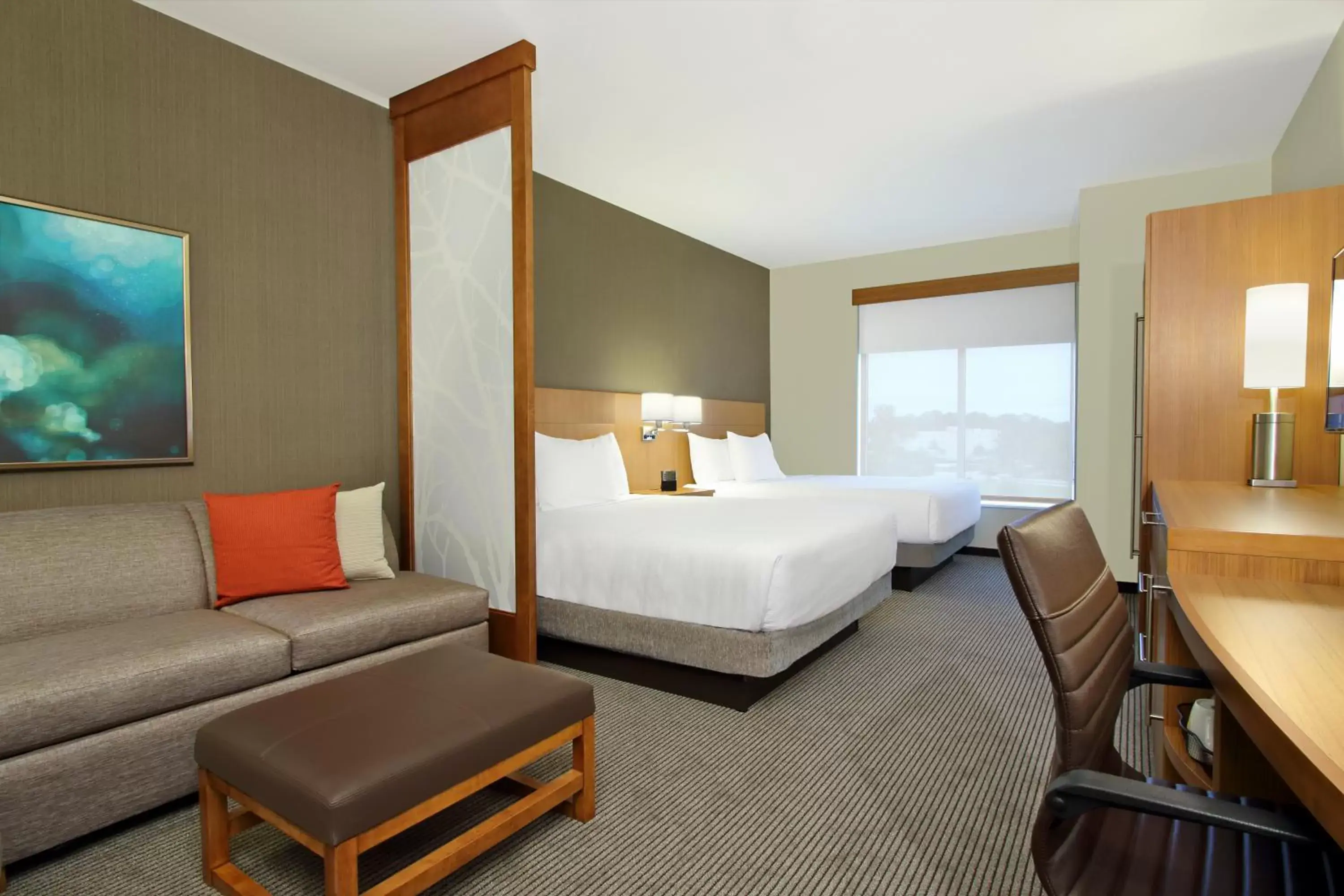 Queen Room with Two Queen Beds and Sofa Bed - High Floor in Hyatt Place Houston NW Vintage Park