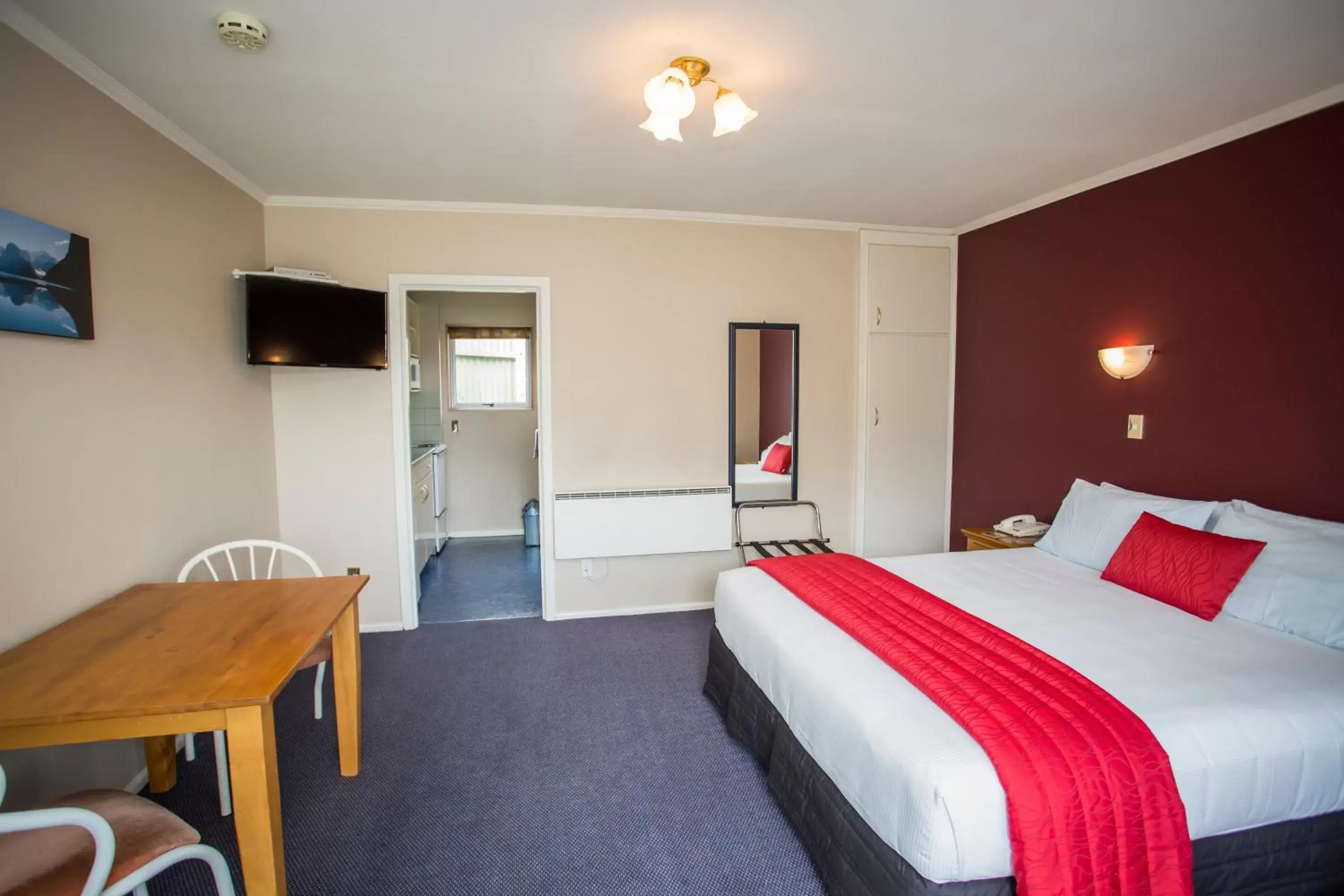 Bedroom in Parklands Motor Lodge