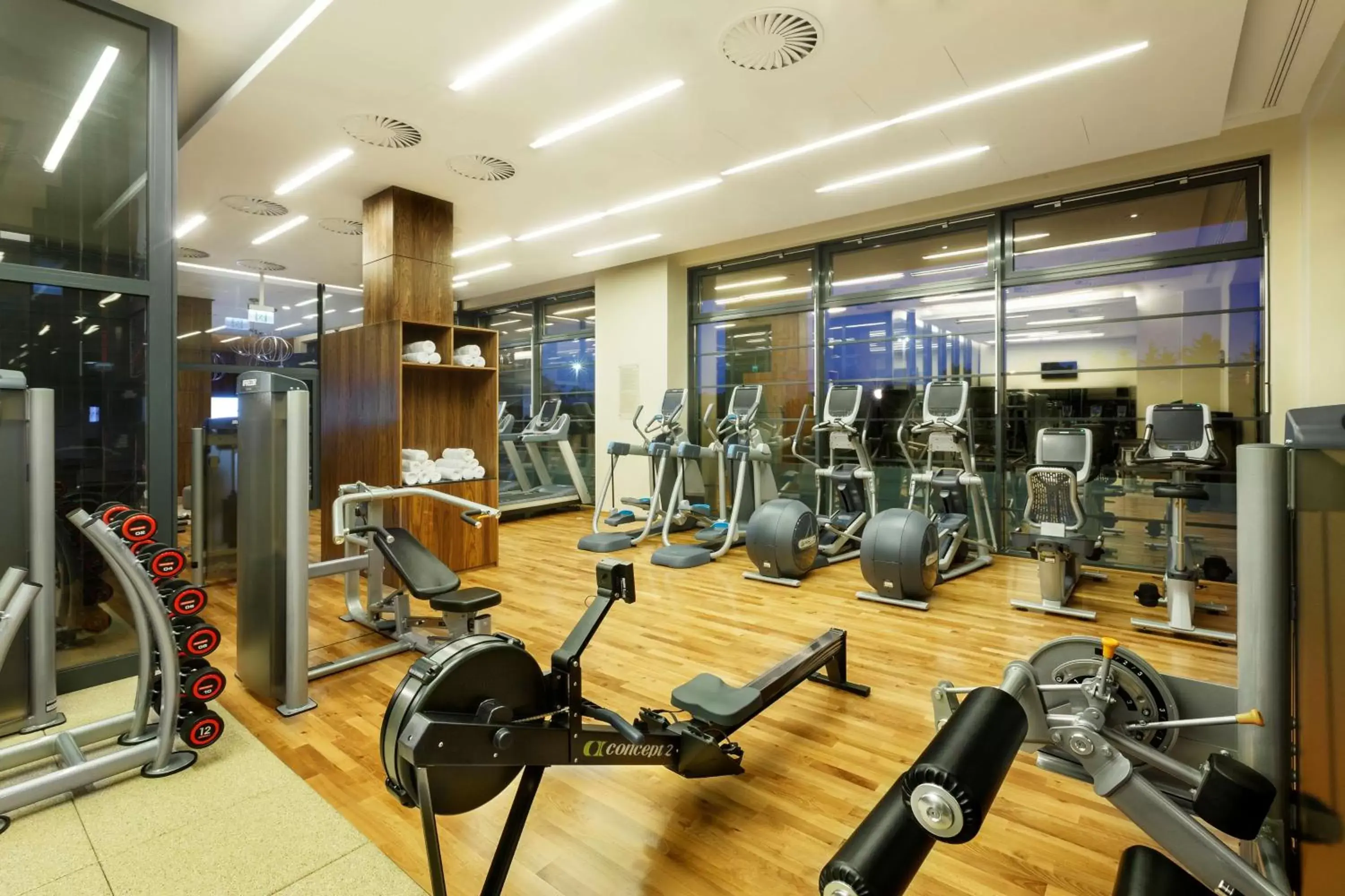 Fitness centre/facilities in DoubleTree by Hilton Hotel & Conference Centre Warsaw Fitness centre/facilities in DoubleTree by Hilton Hotel & Conference Centre Warsaw