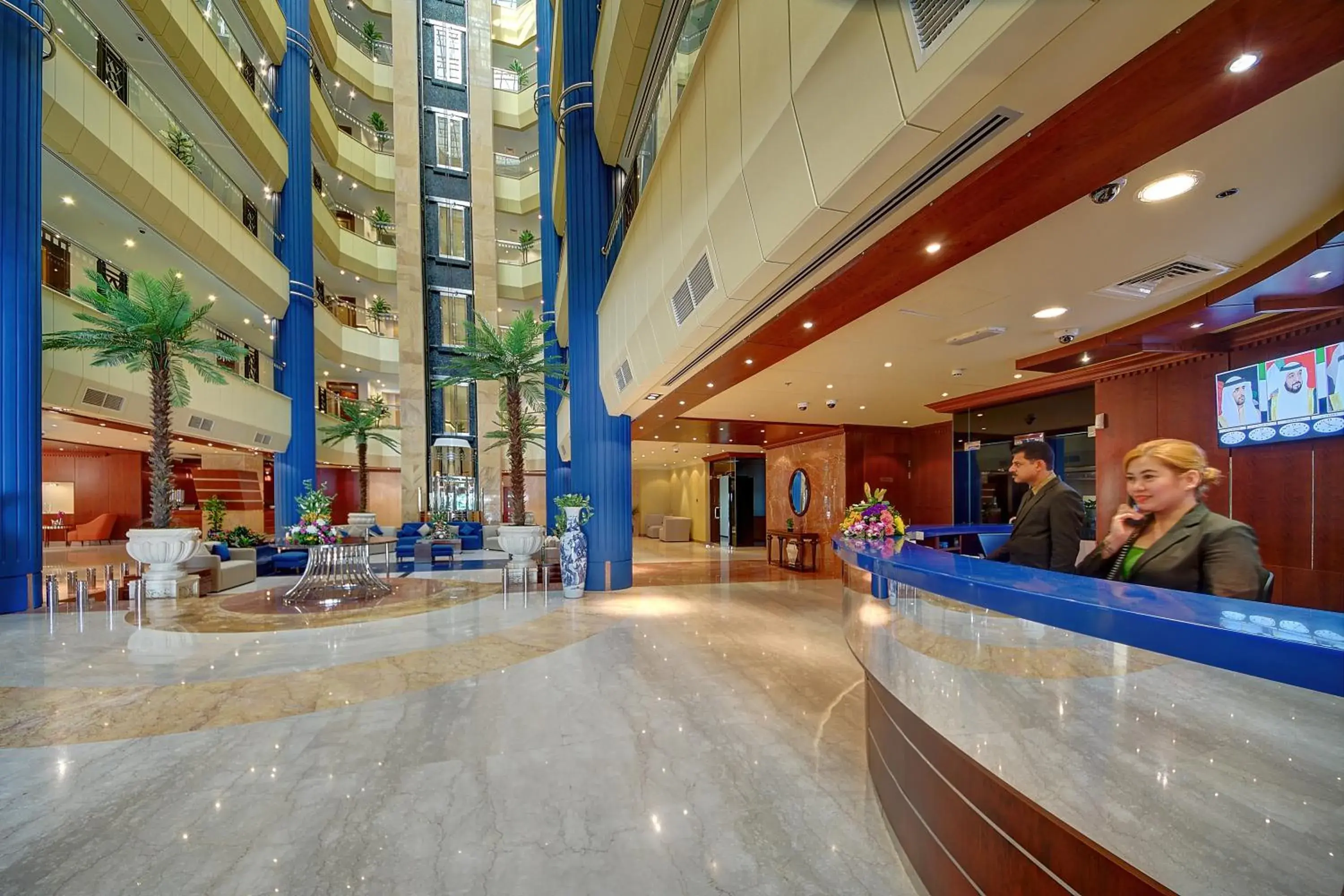 Lobby or reception in Al Manar Grand Hotel Apartment