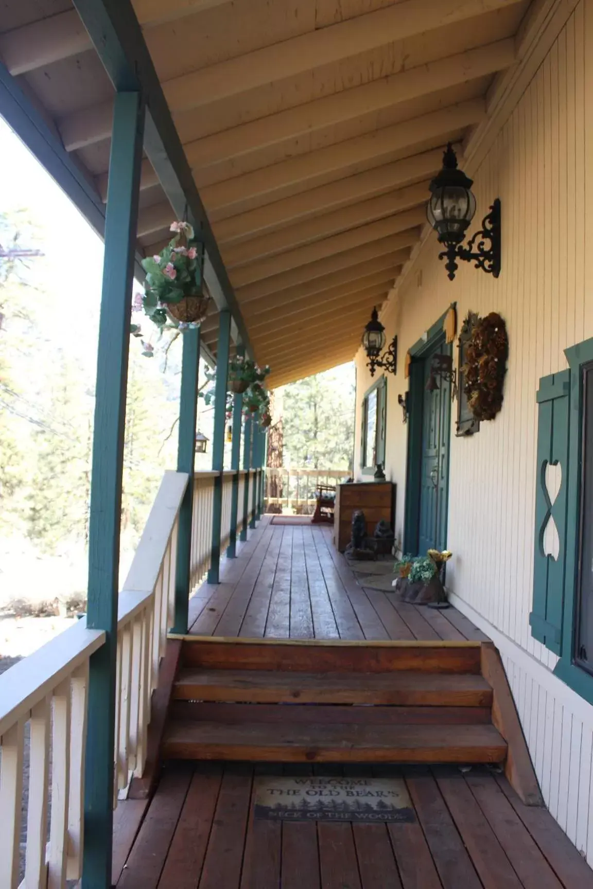 Patio in The Old Bear BnB