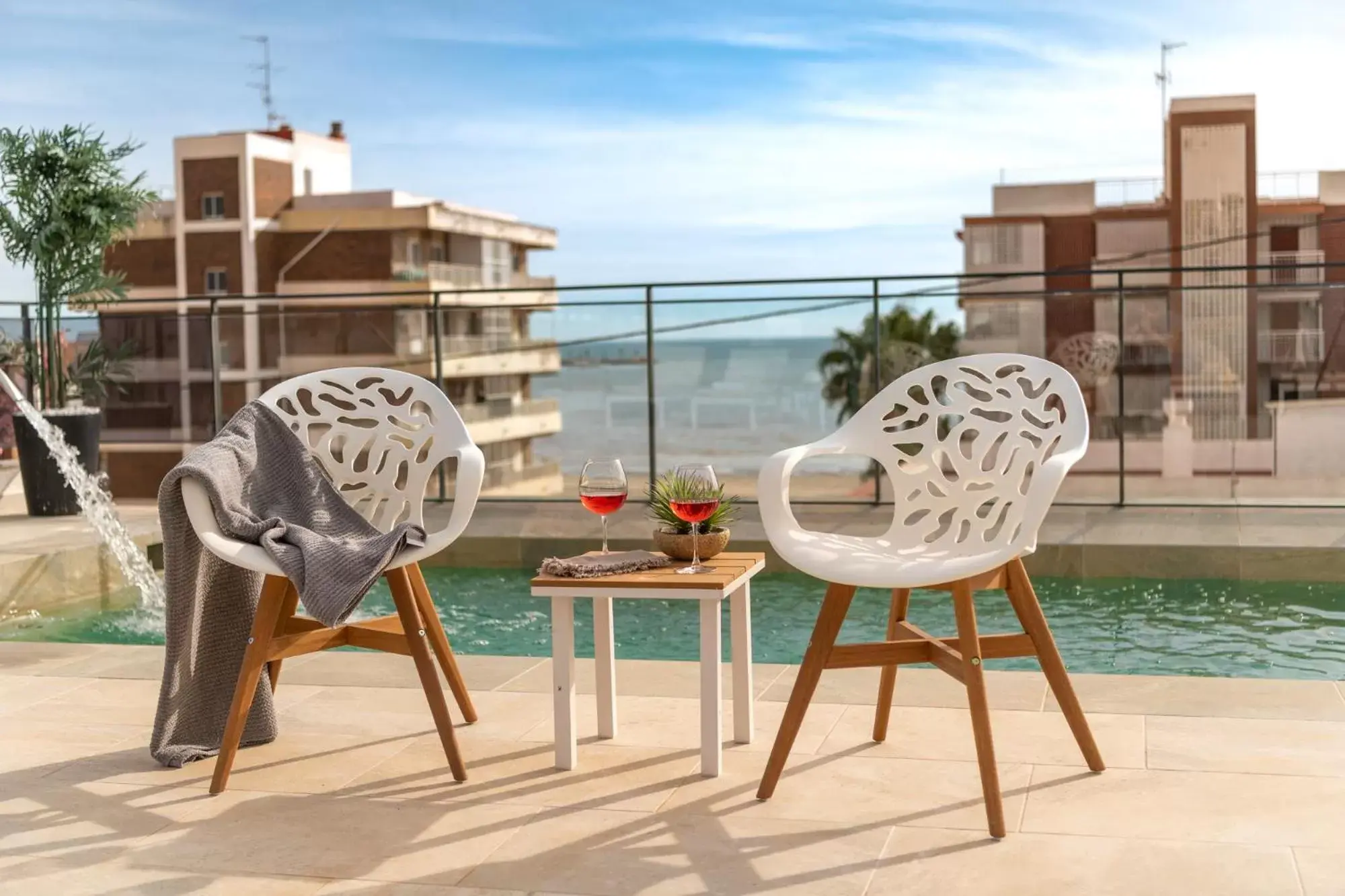 Balcony/Terrace in Santa Pola Apartments