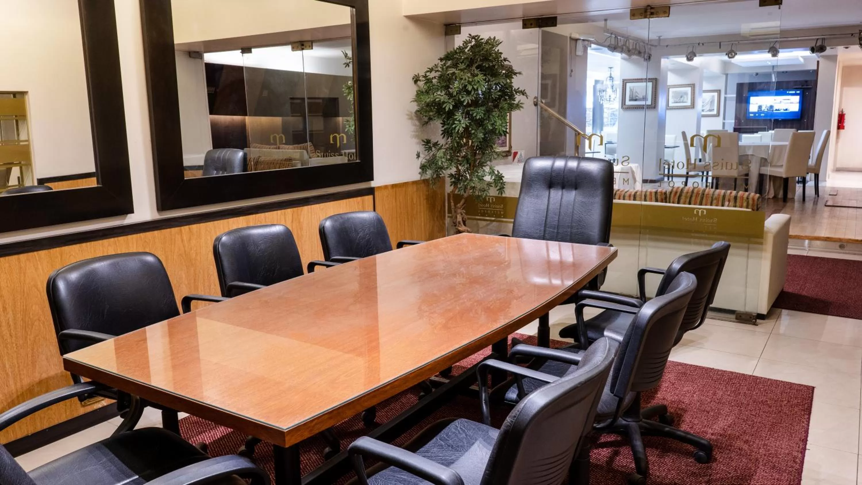 Seating area in Hotel Metropol
