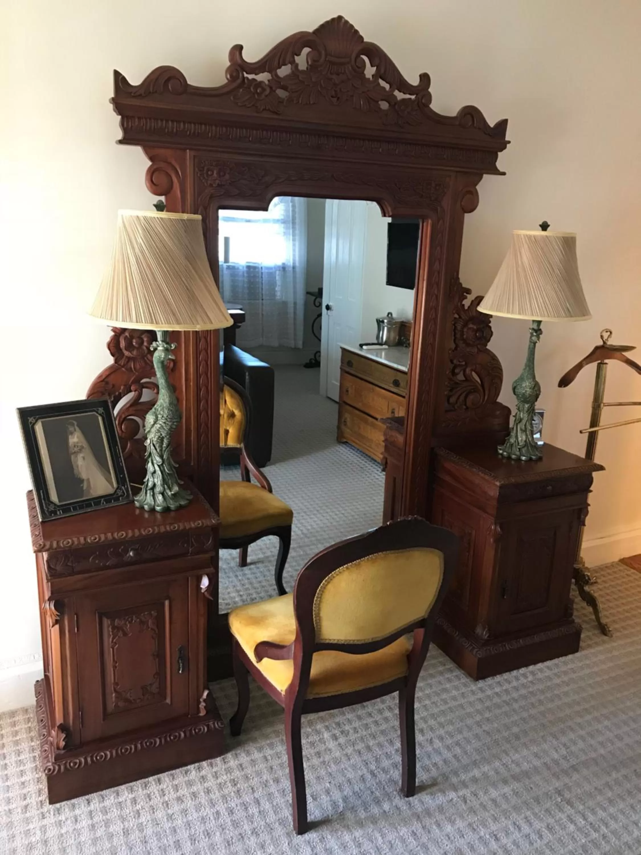 Decorative detail, Seating Area in Elaine's Cape May Boutique Hotel