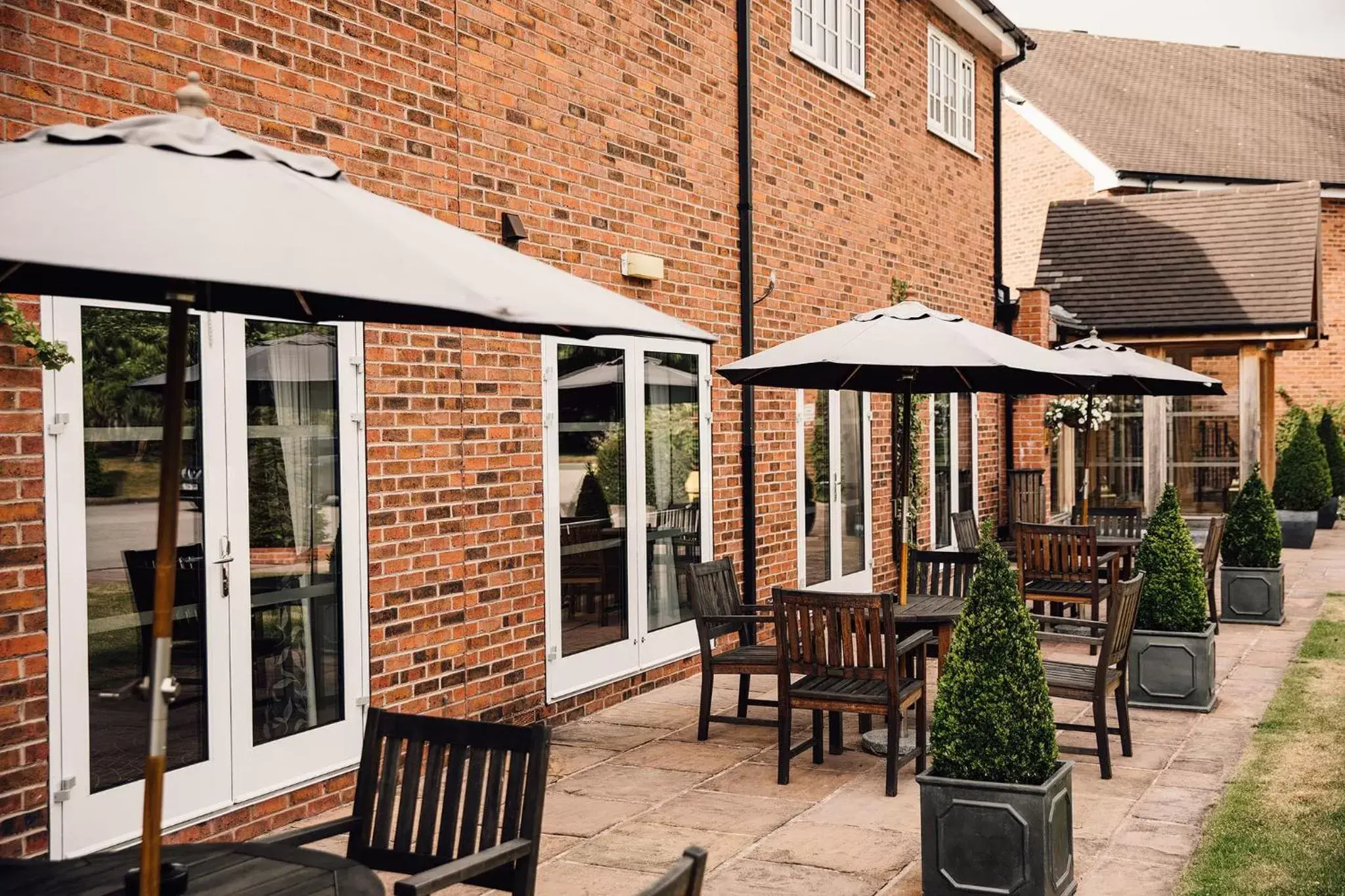 Patio, Restaurant/Places to Eat in Manor House Hotel & Spa, Alsager