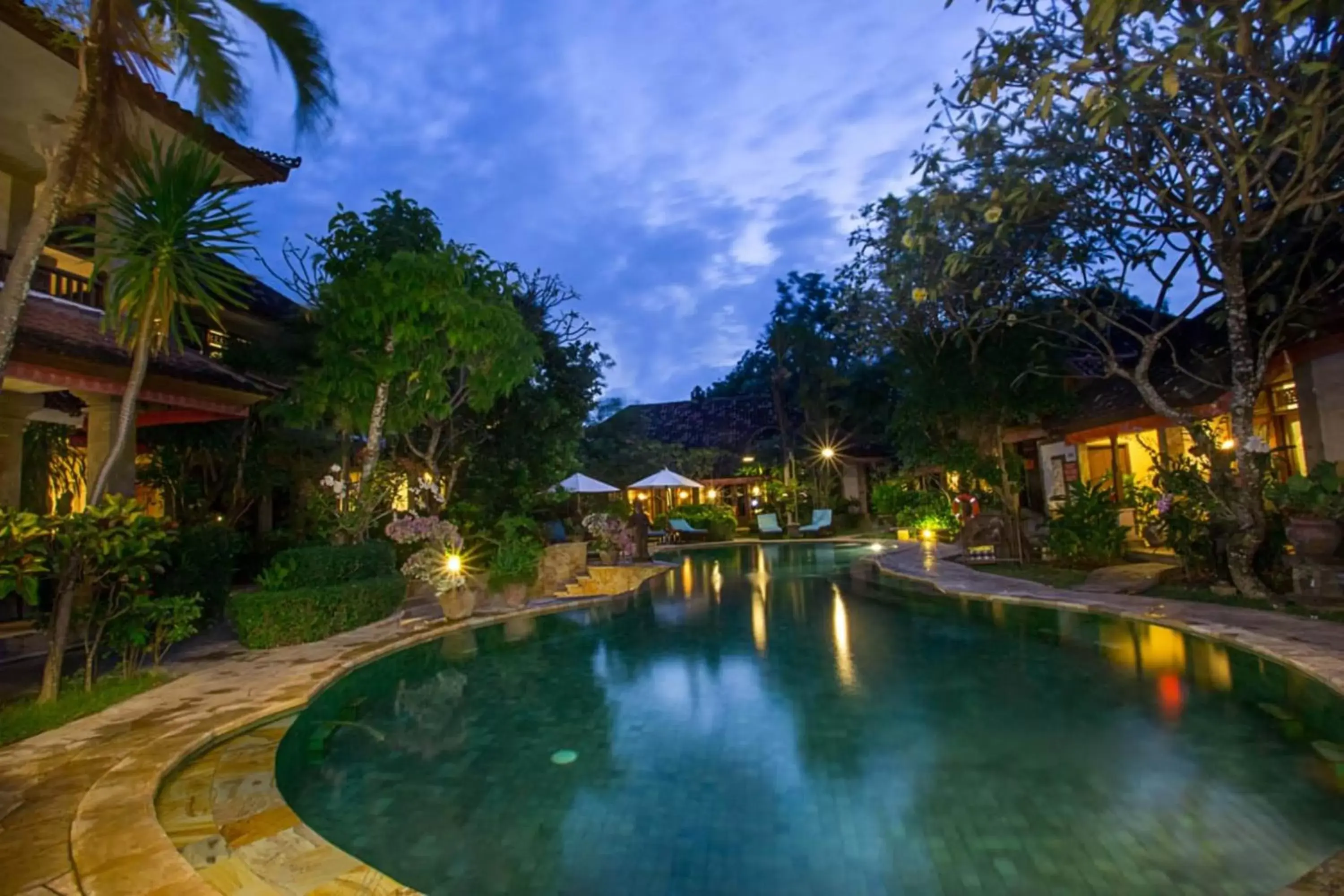 Natural landscape, Swimming Pool in Tamukami Hotel