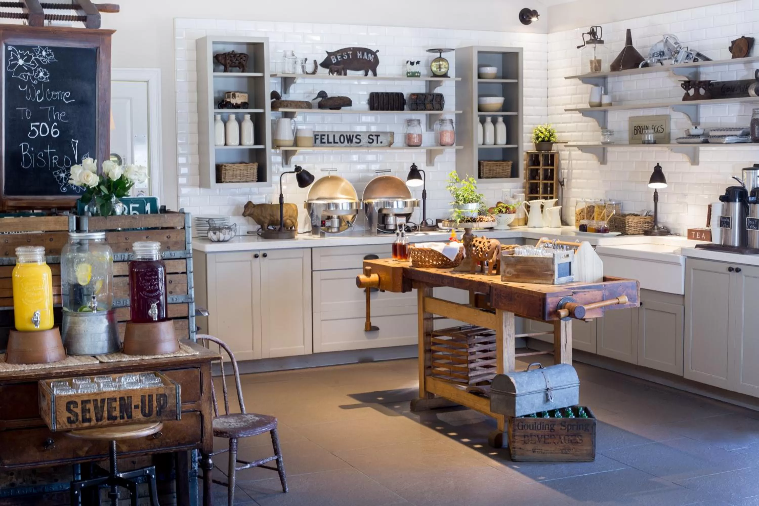 Buffet breakfast in On the River Inn