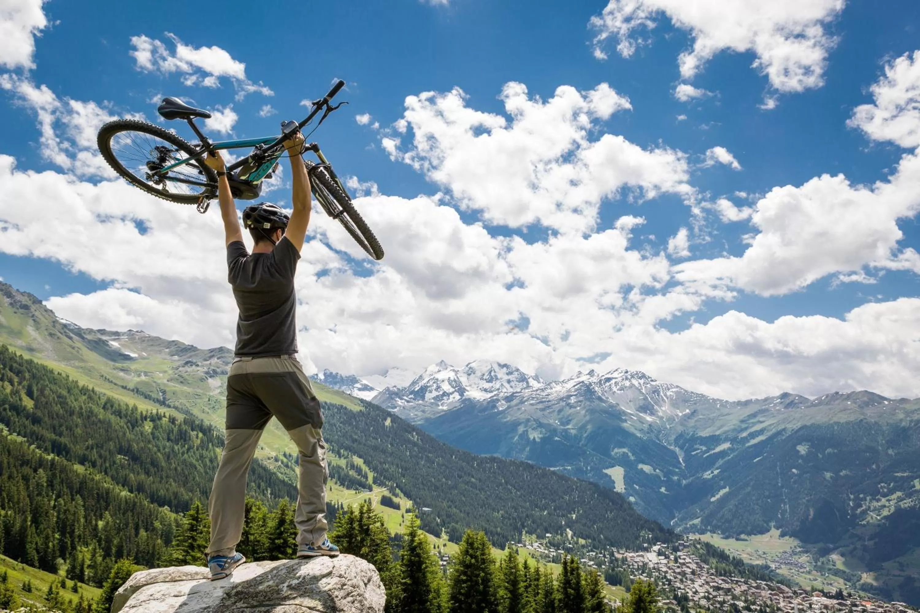 Cycling in W Verbier