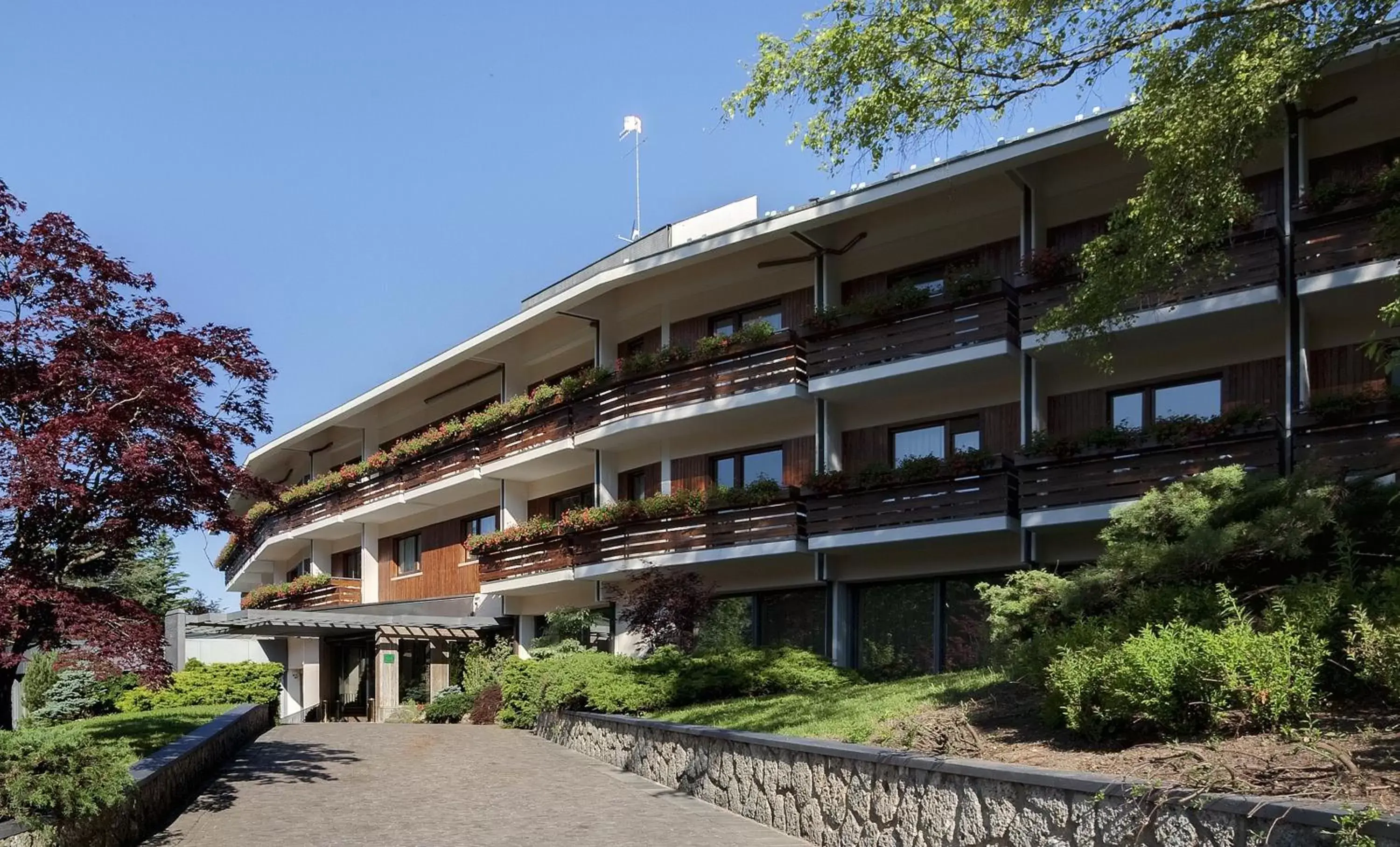 Facade/entrance, Property Building in Grand Hotel Presolana