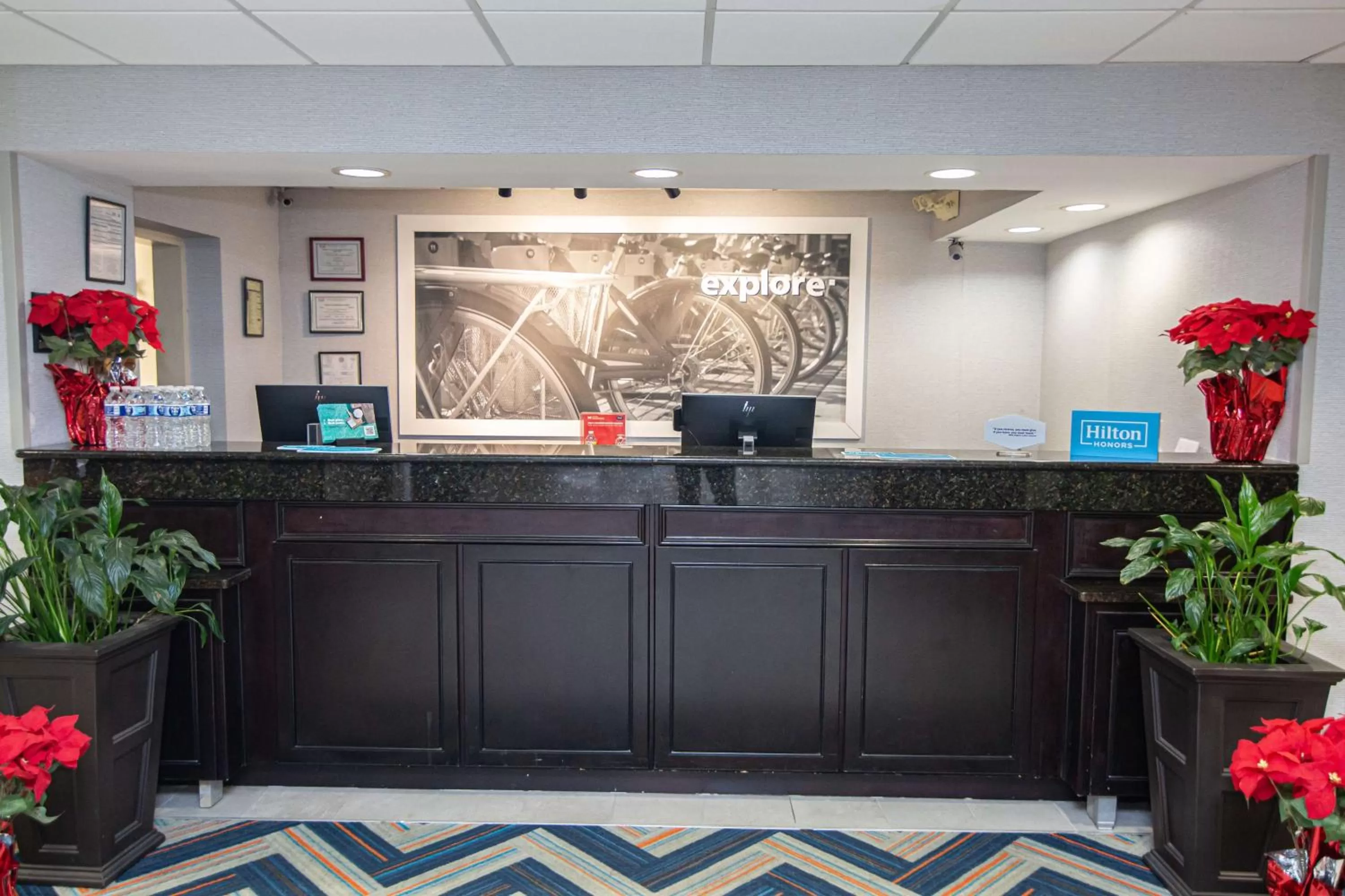 Lobby or reception in Hampton Inn Atlanta/Peachtree City