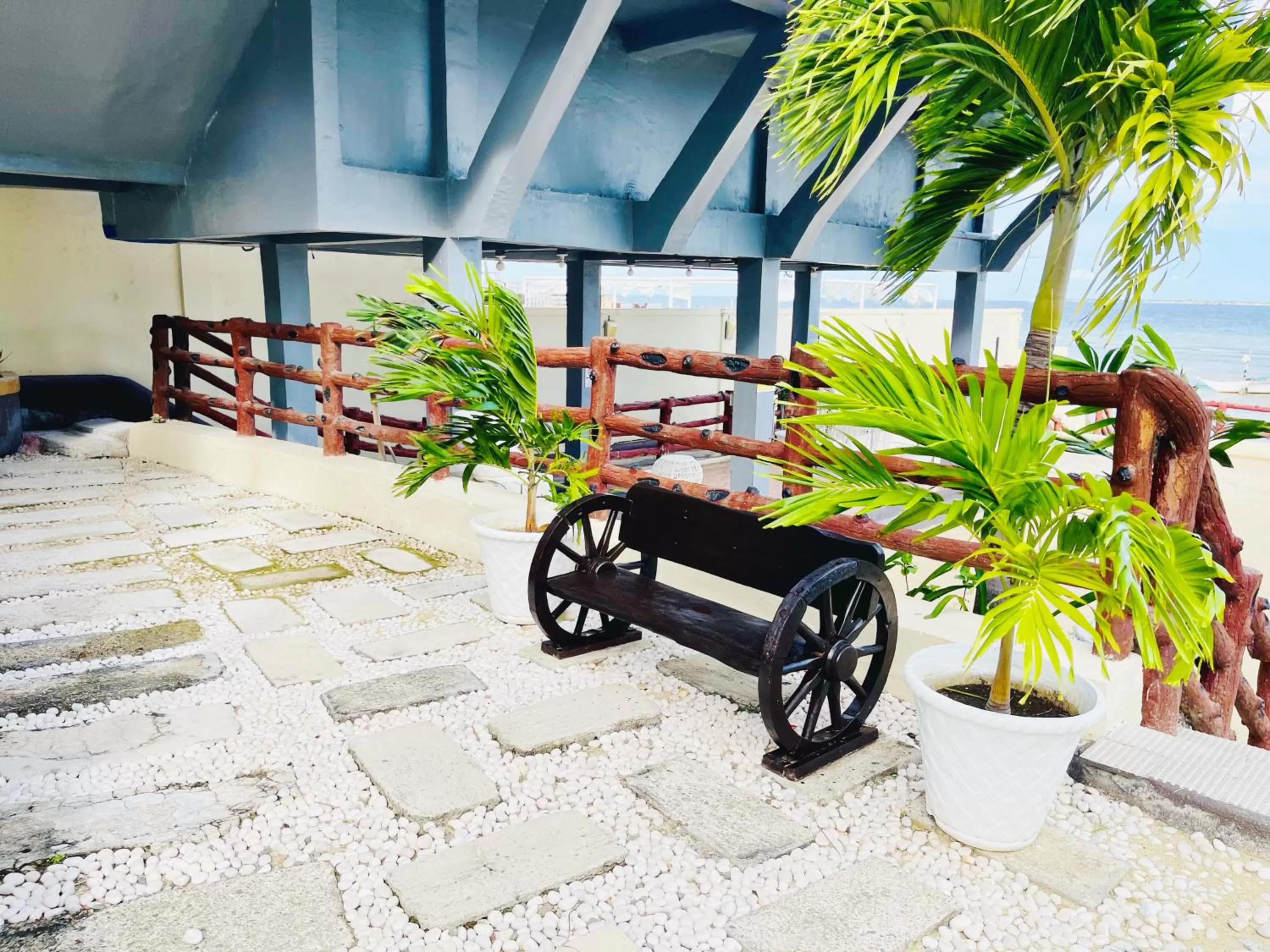 Natural landscape in Palmbeach Resort & Spa Mactan, Cebu