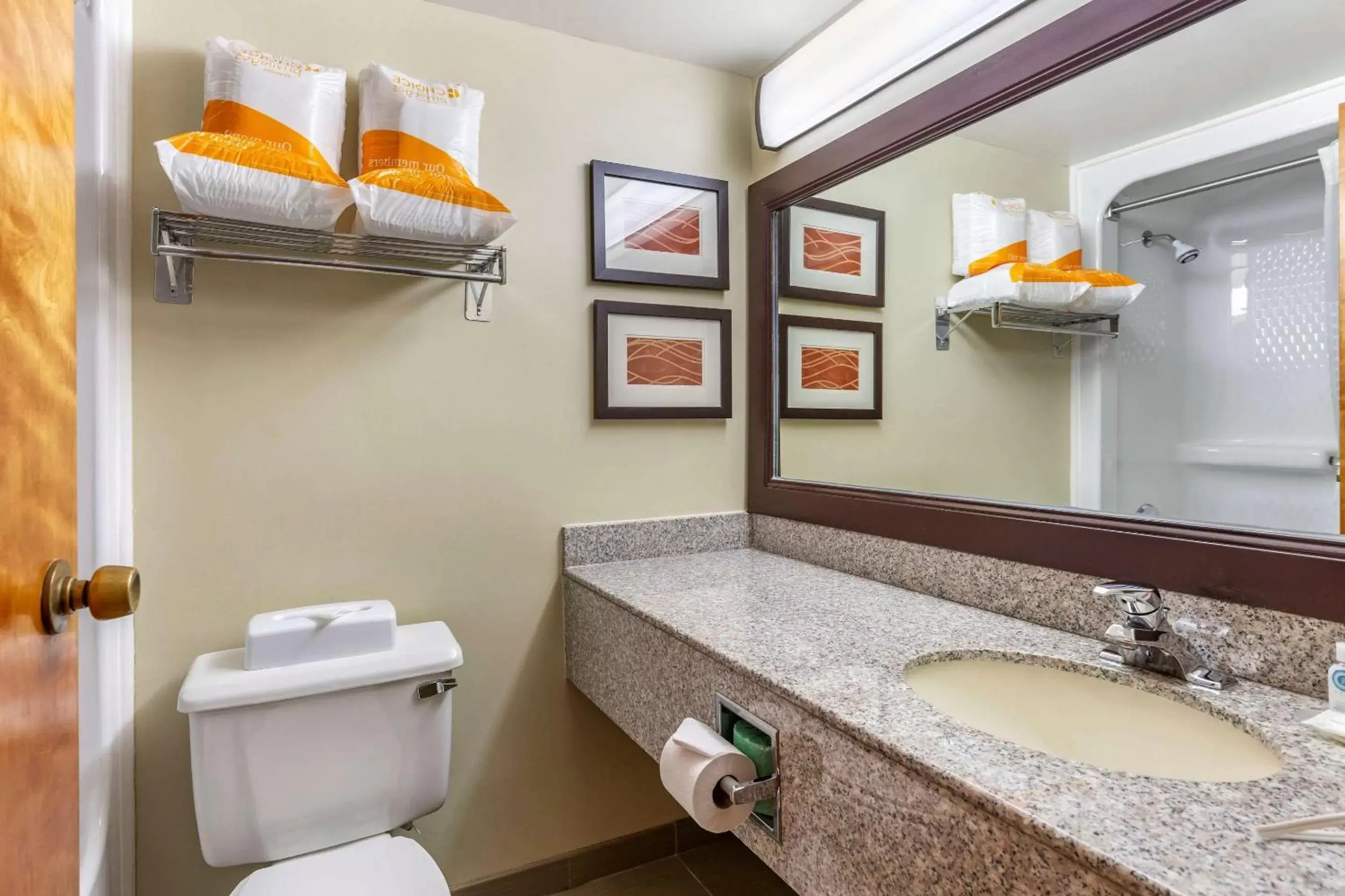 Bathroom in Comfort Inn Quantico