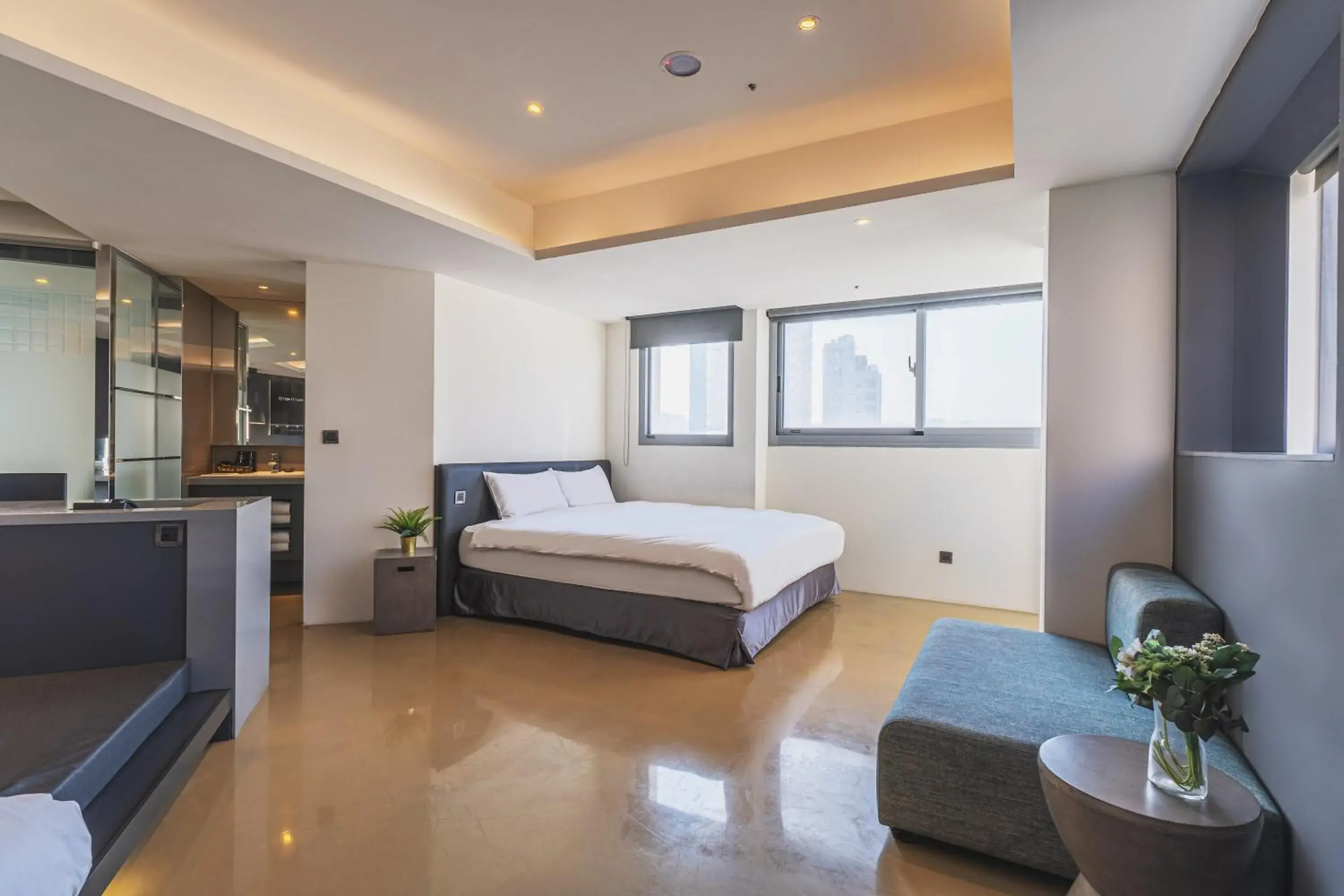 Bedroom in CHECK inn Taichung LiMing