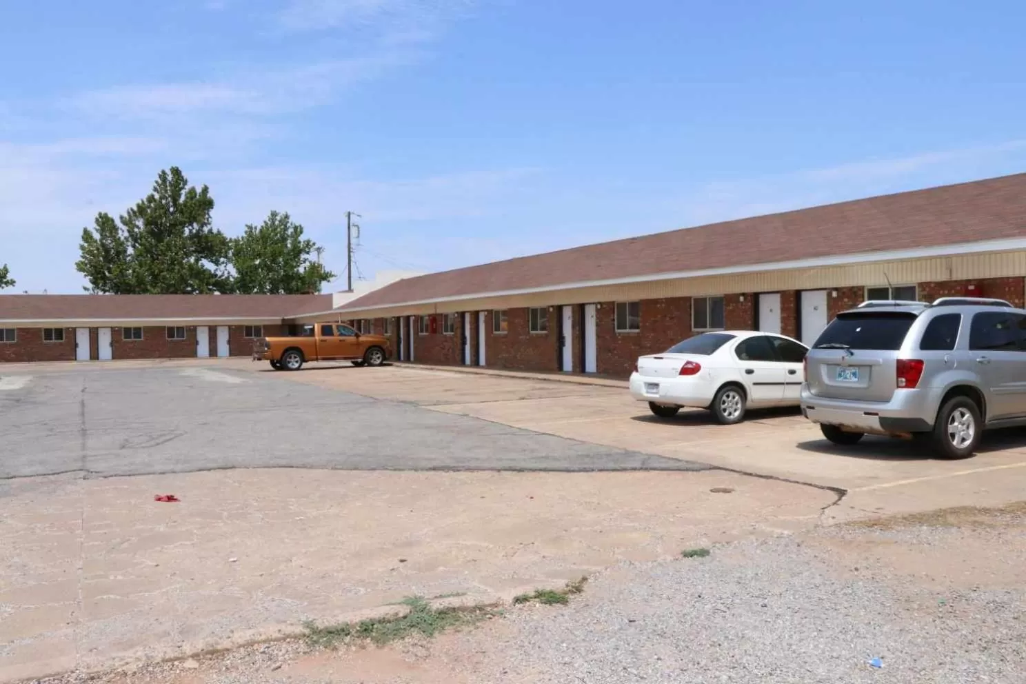 Property building in Western motel