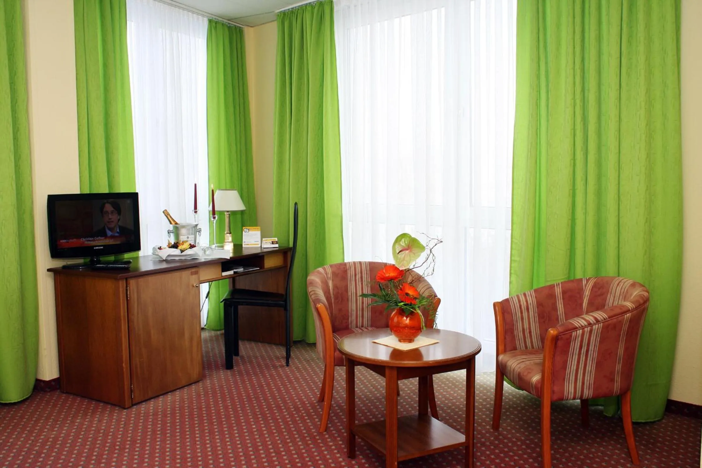 Seating area in Quick Hotel Dresden West