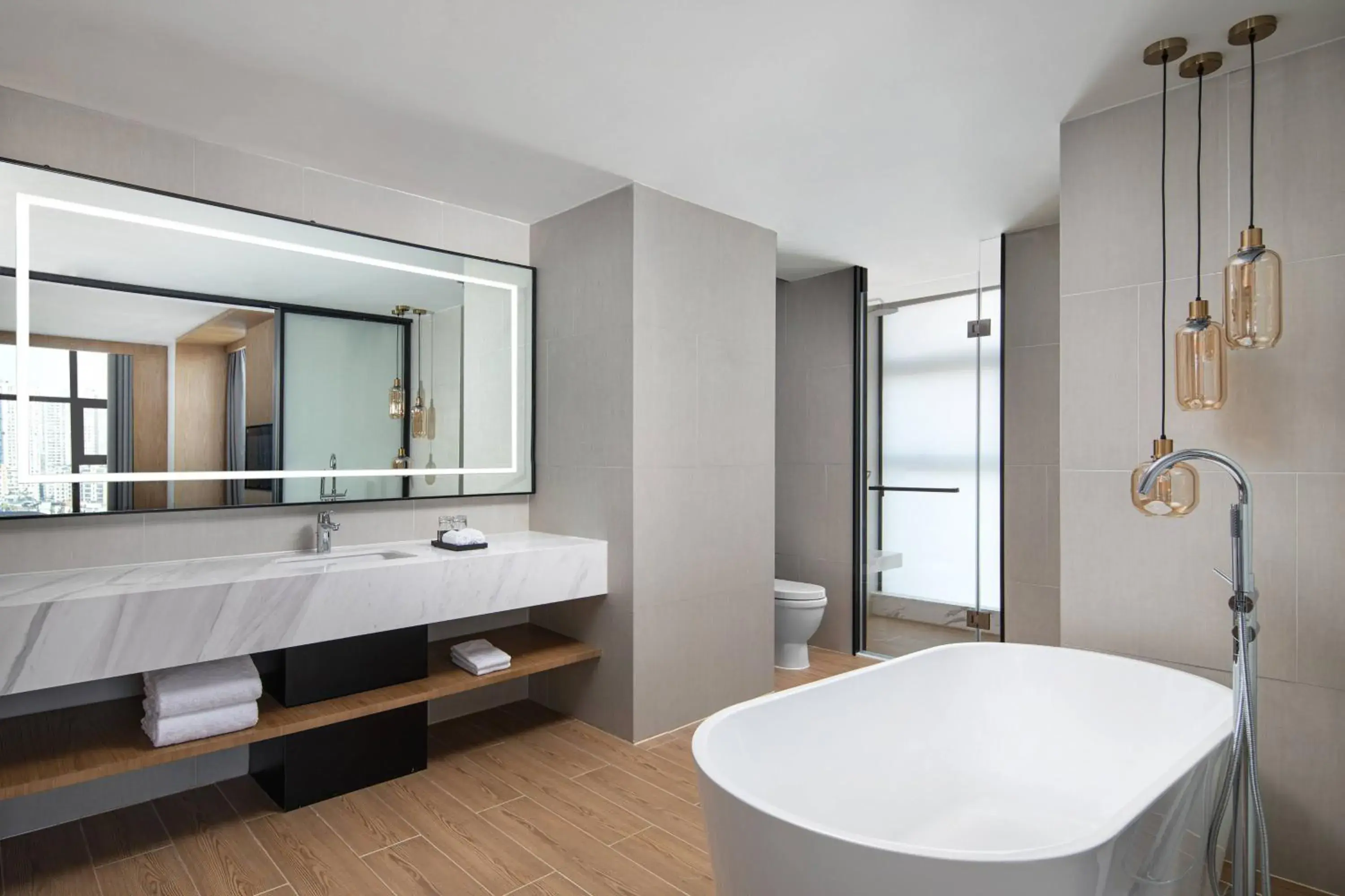 Bathroom in Fairfield by Marriott Guiyang Guanshanhu