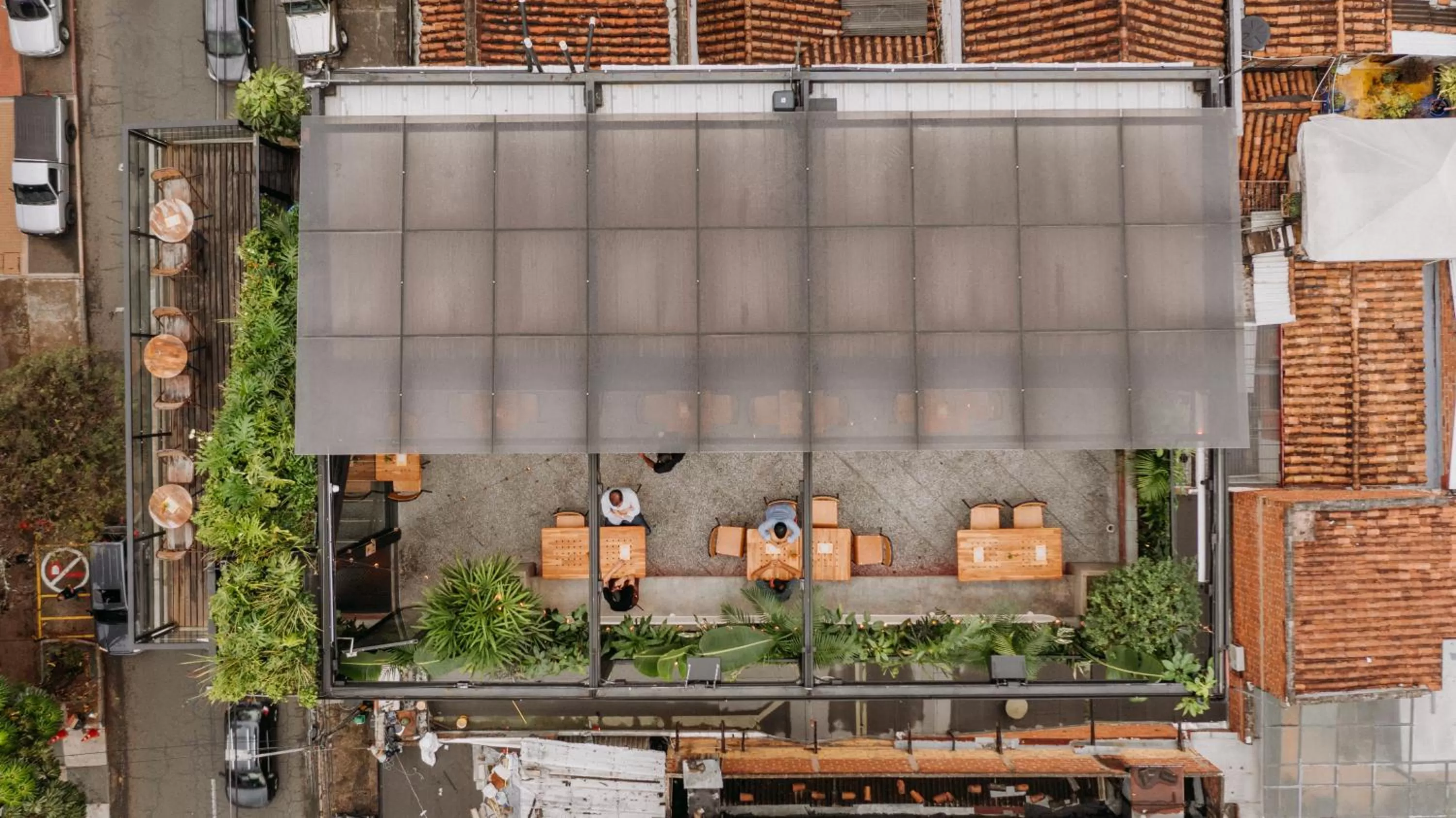 Balcony/Terrace in The Somos Beats Hotel & Rooftop