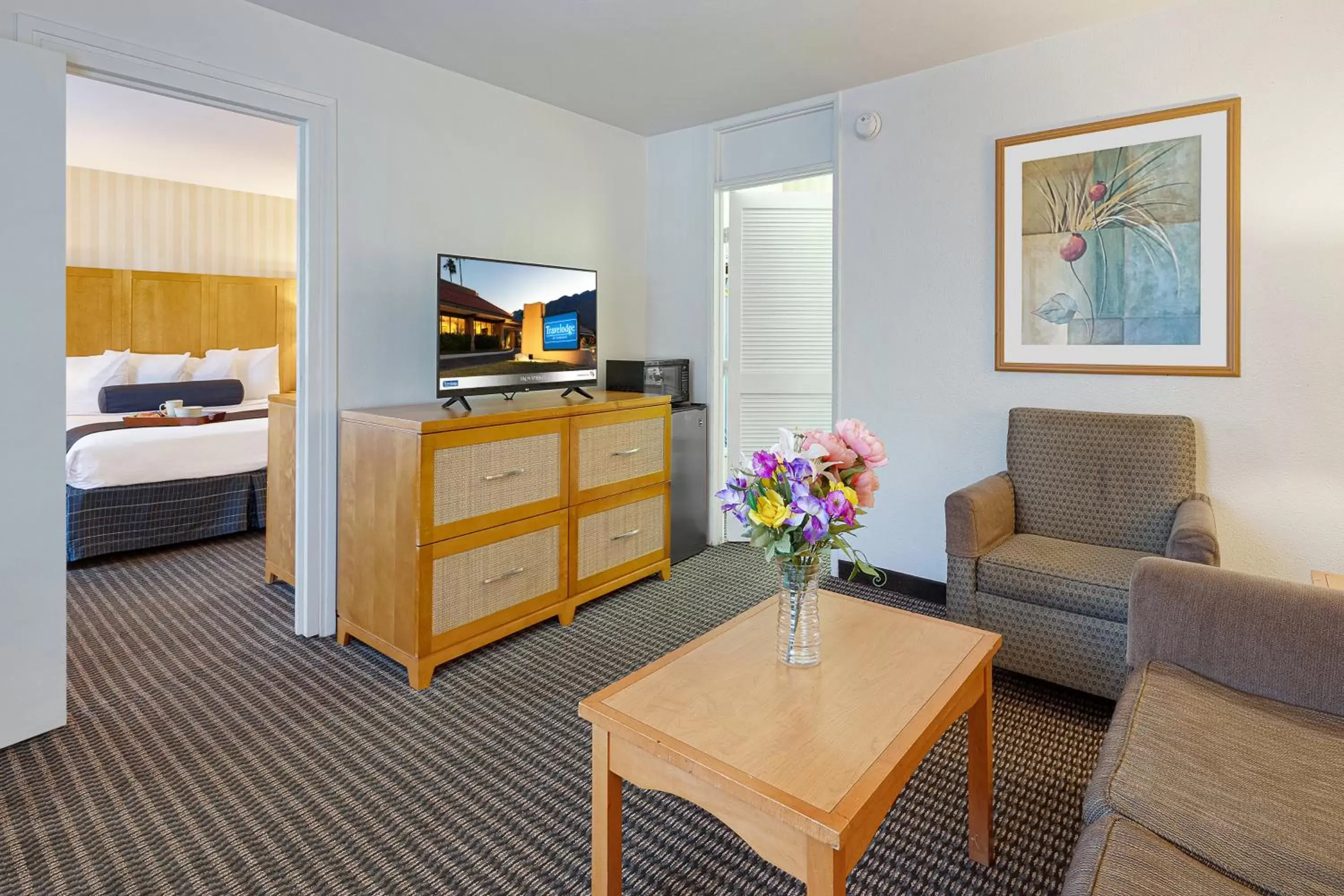 TV/Entertainment Center in Travelodge by Wyndham Palm Springs