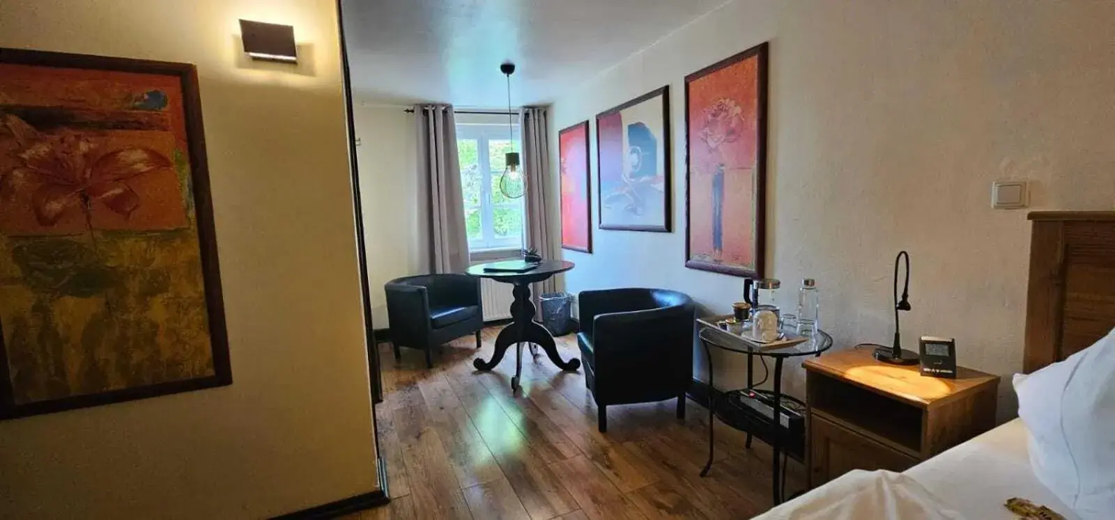 Bedroom, Seating Area in Altes Backhaus