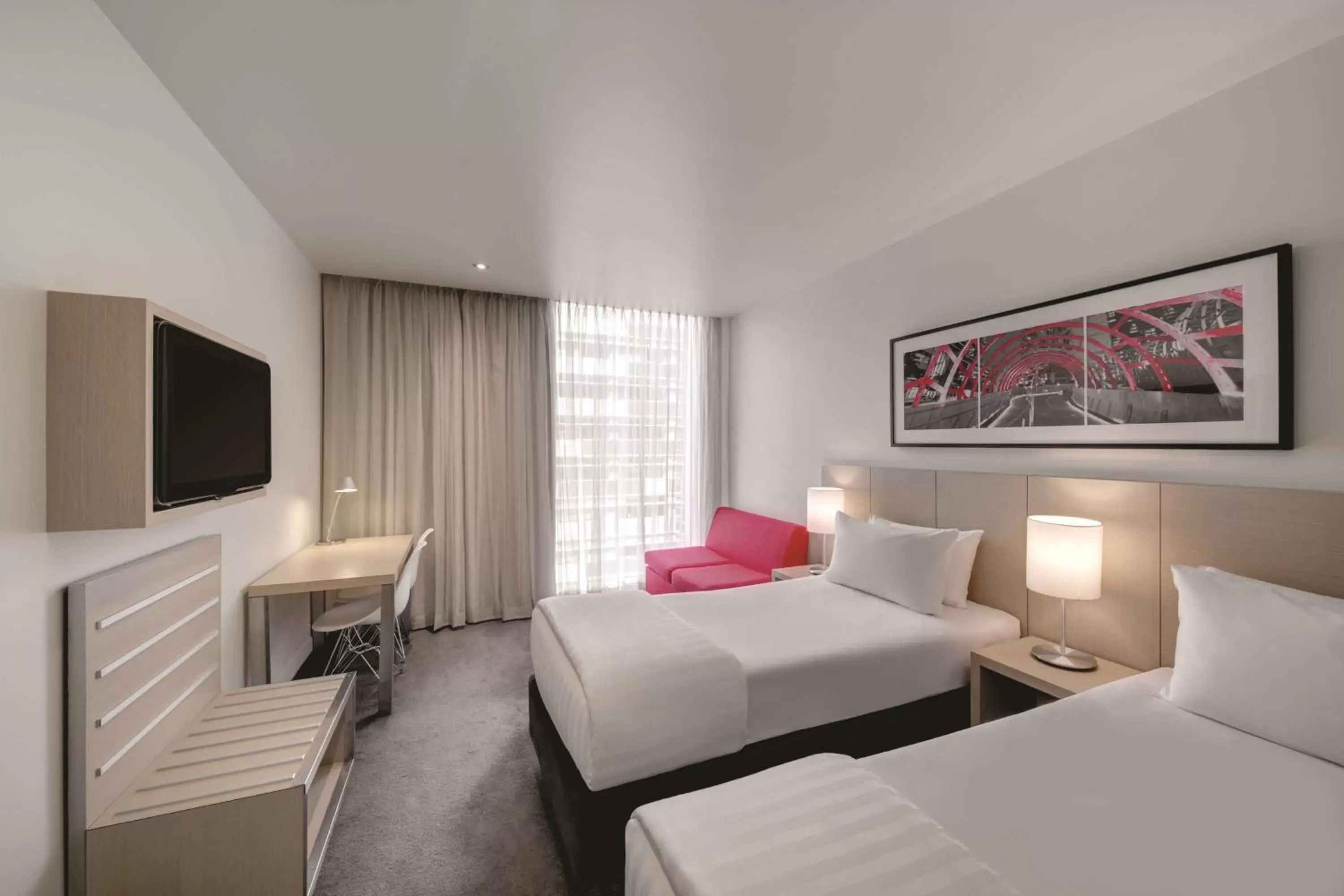 Bedroom in Travelodge Hotel Melbourne Docklands