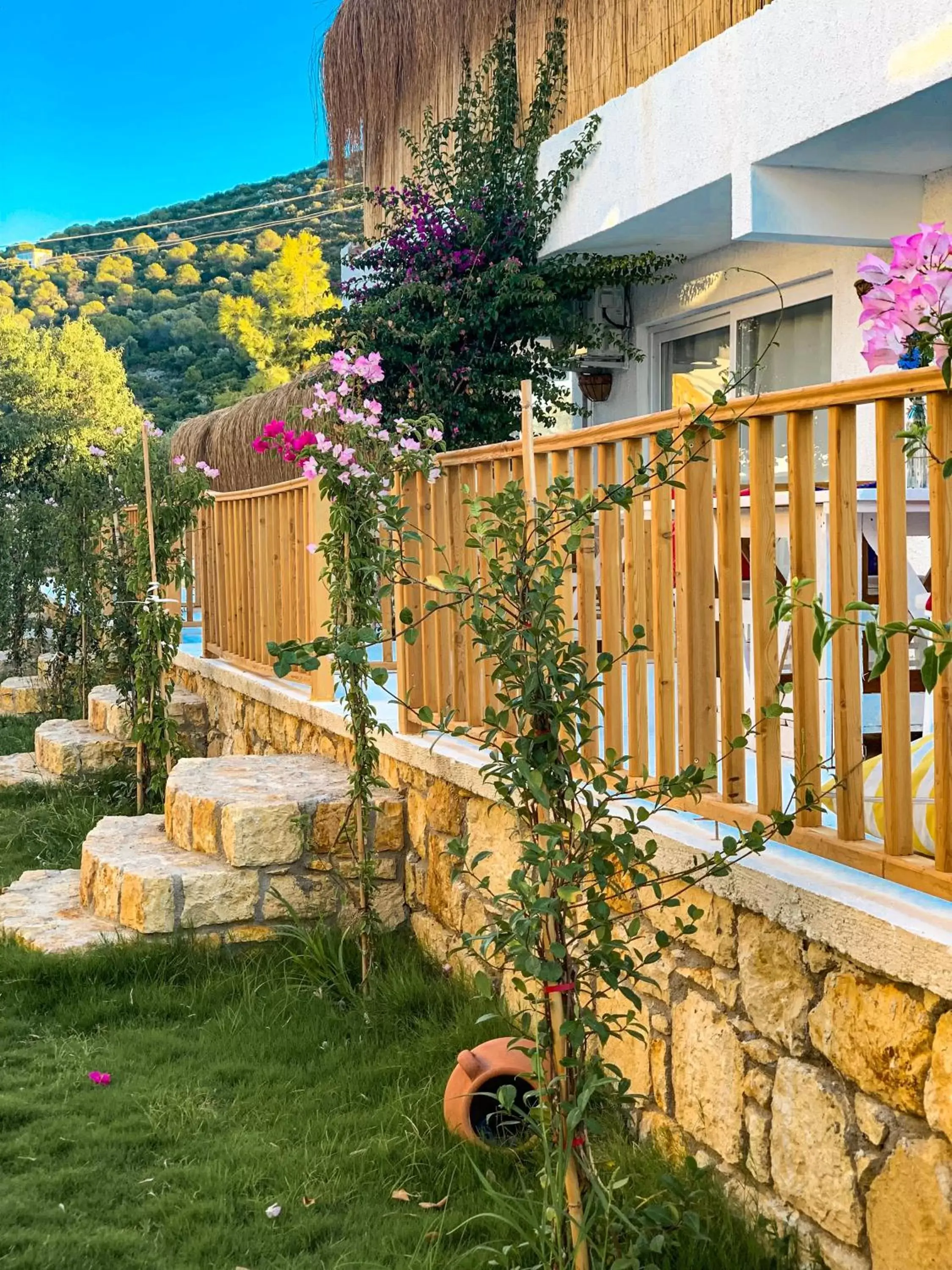 Patio in Alaçatı Barbarossa Hotel