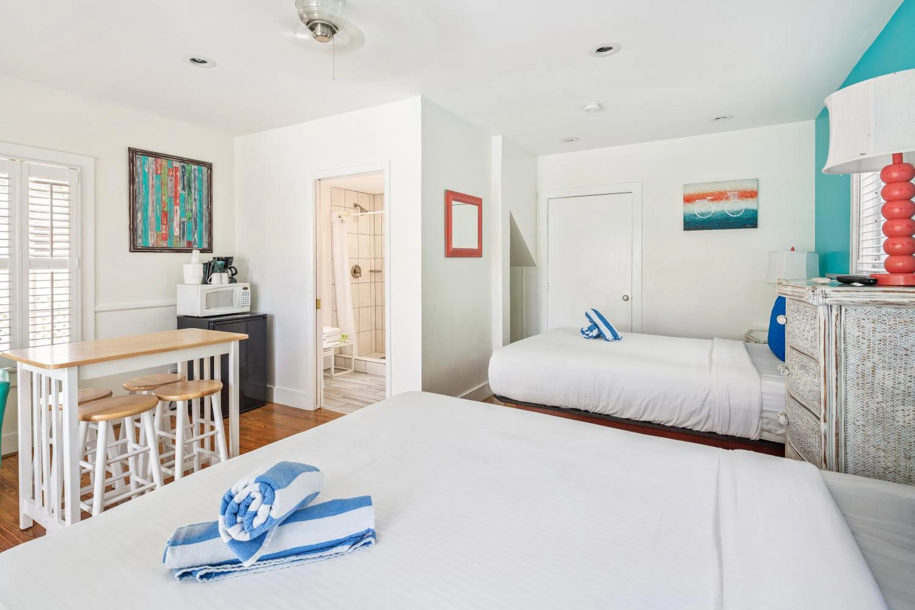 Bed in Wicker Guesthouse