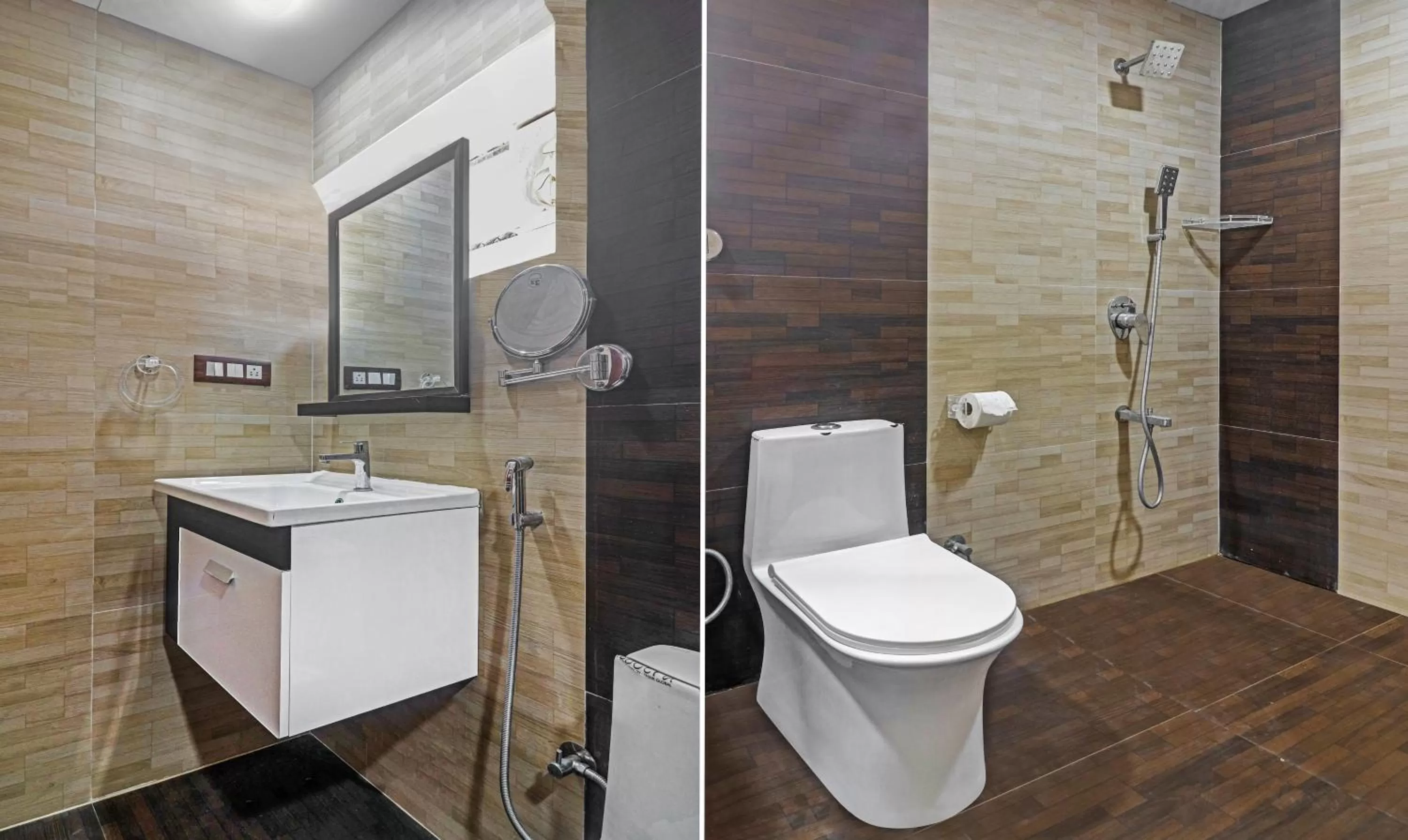 Bathroom in Itsy Hotels J A Royal Suites Manikonda