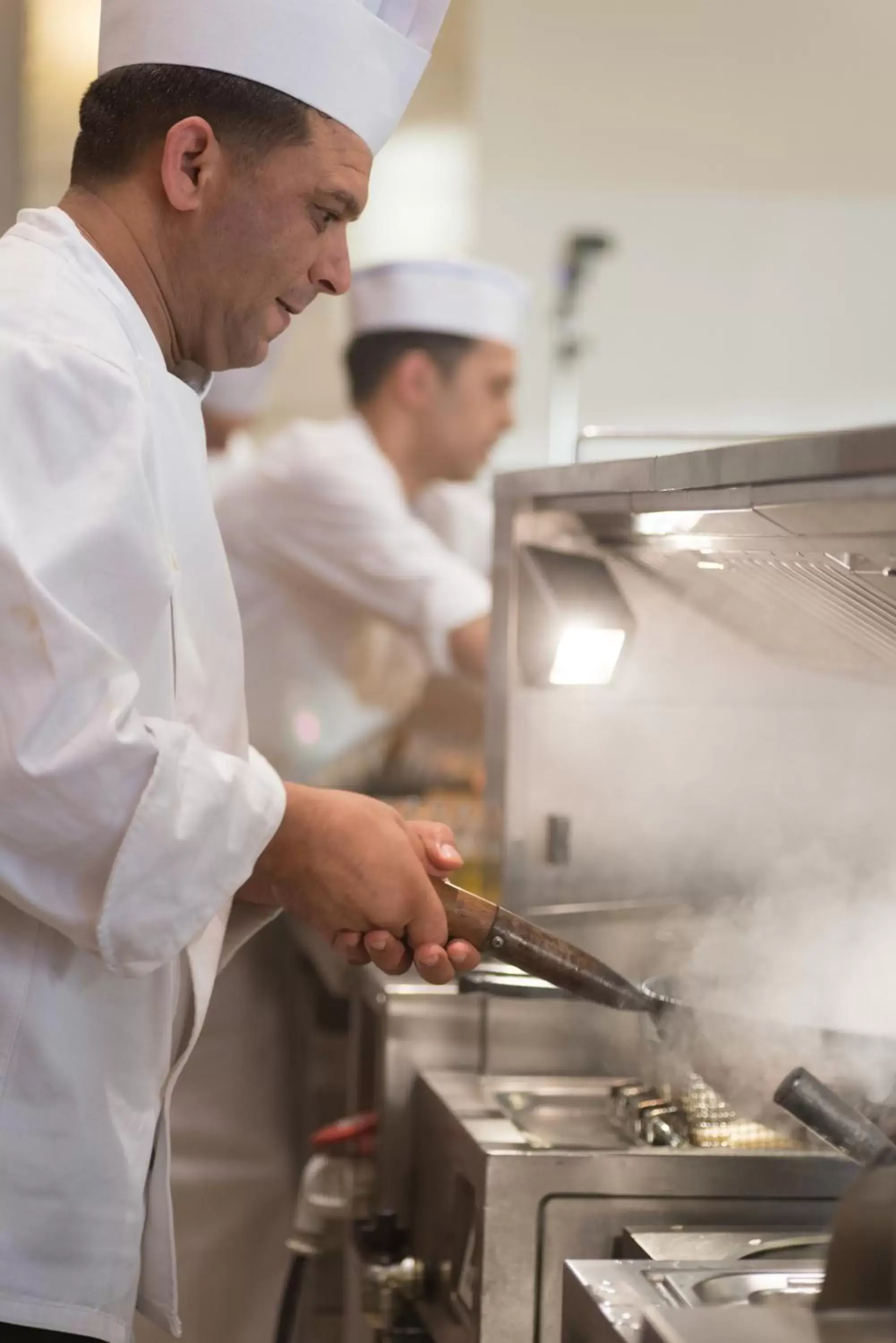 Food close-up, Staff in Grand Court Hotel