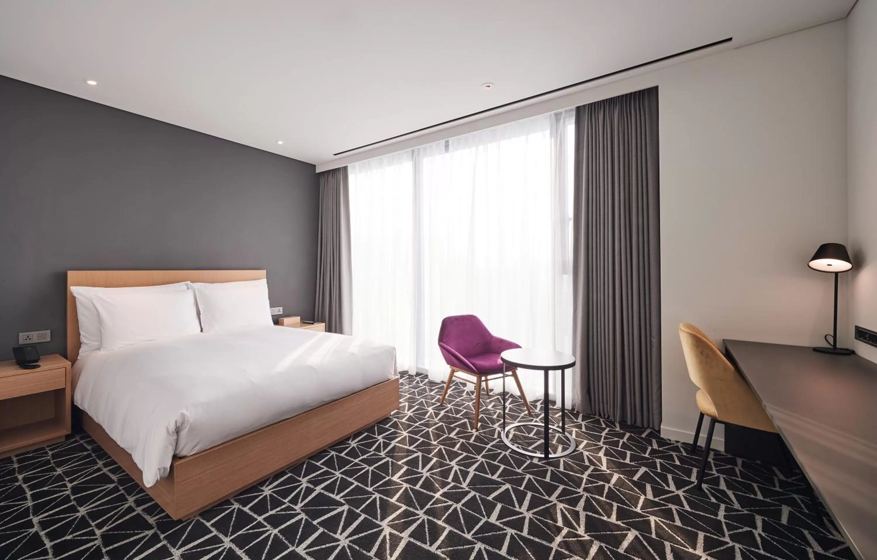 Decorative detail, Bed in L7 GANGNAM by LOTTE HOTELS