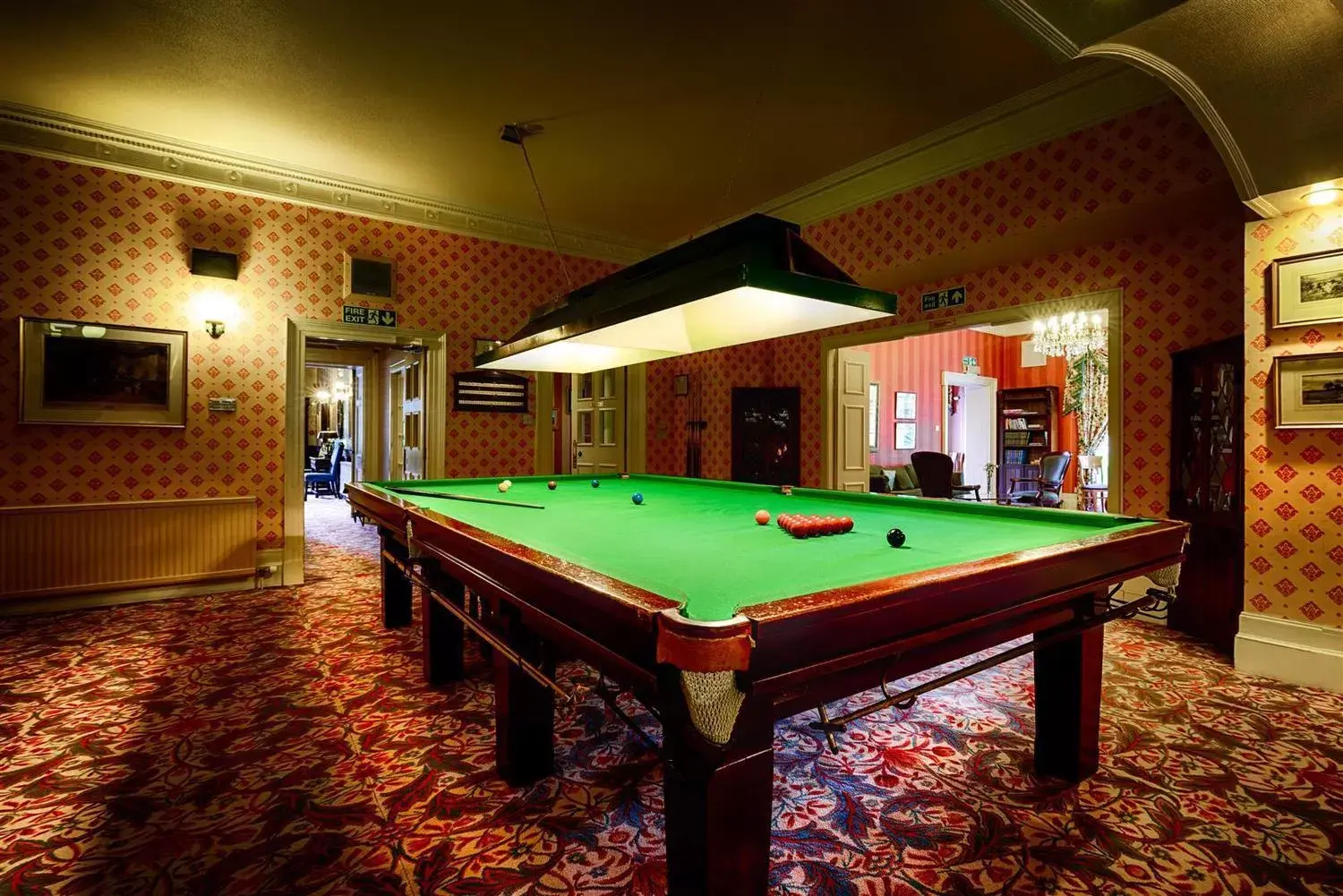 Billiards in Mansion House Hotel