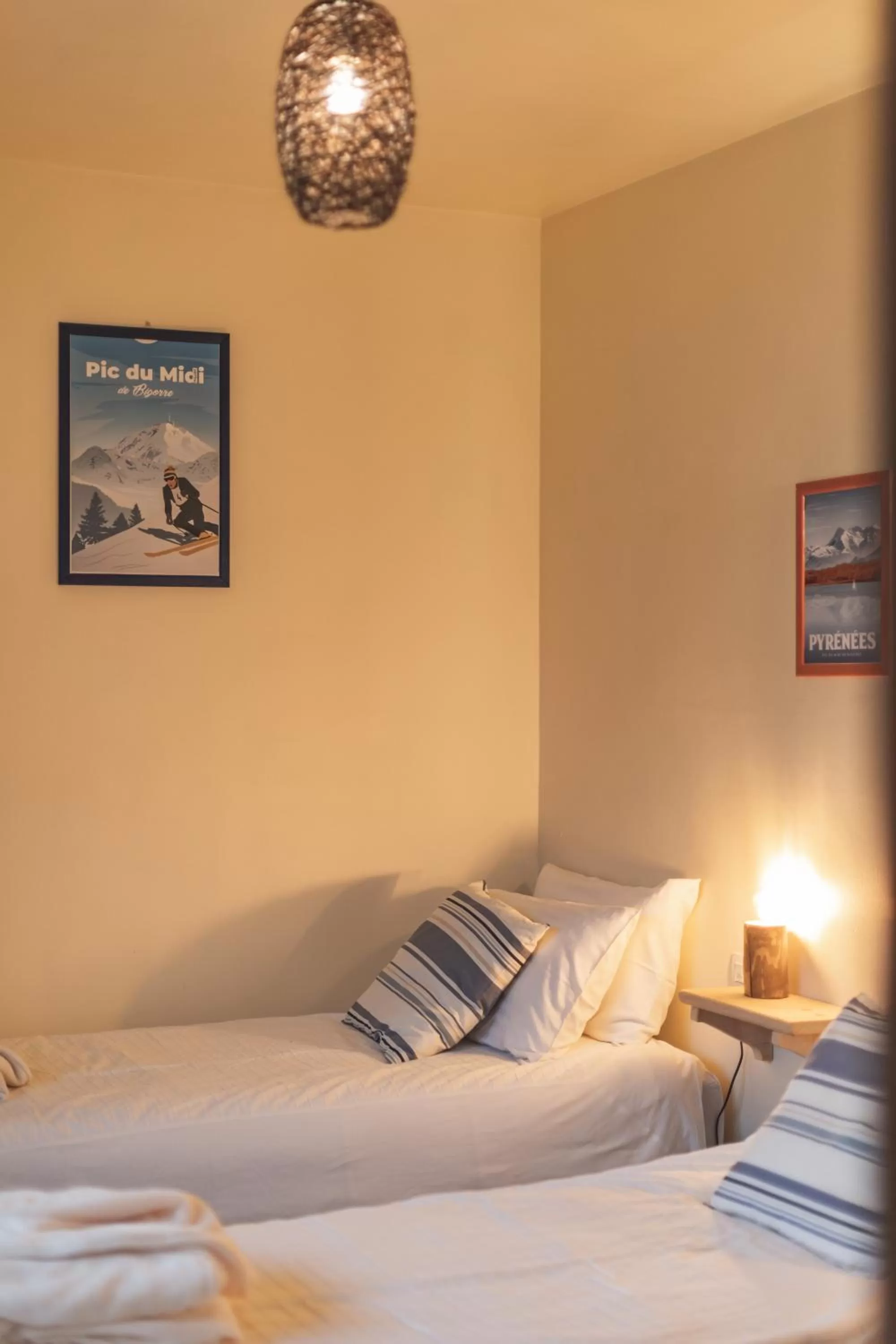 Bed in Chalet Ouréa