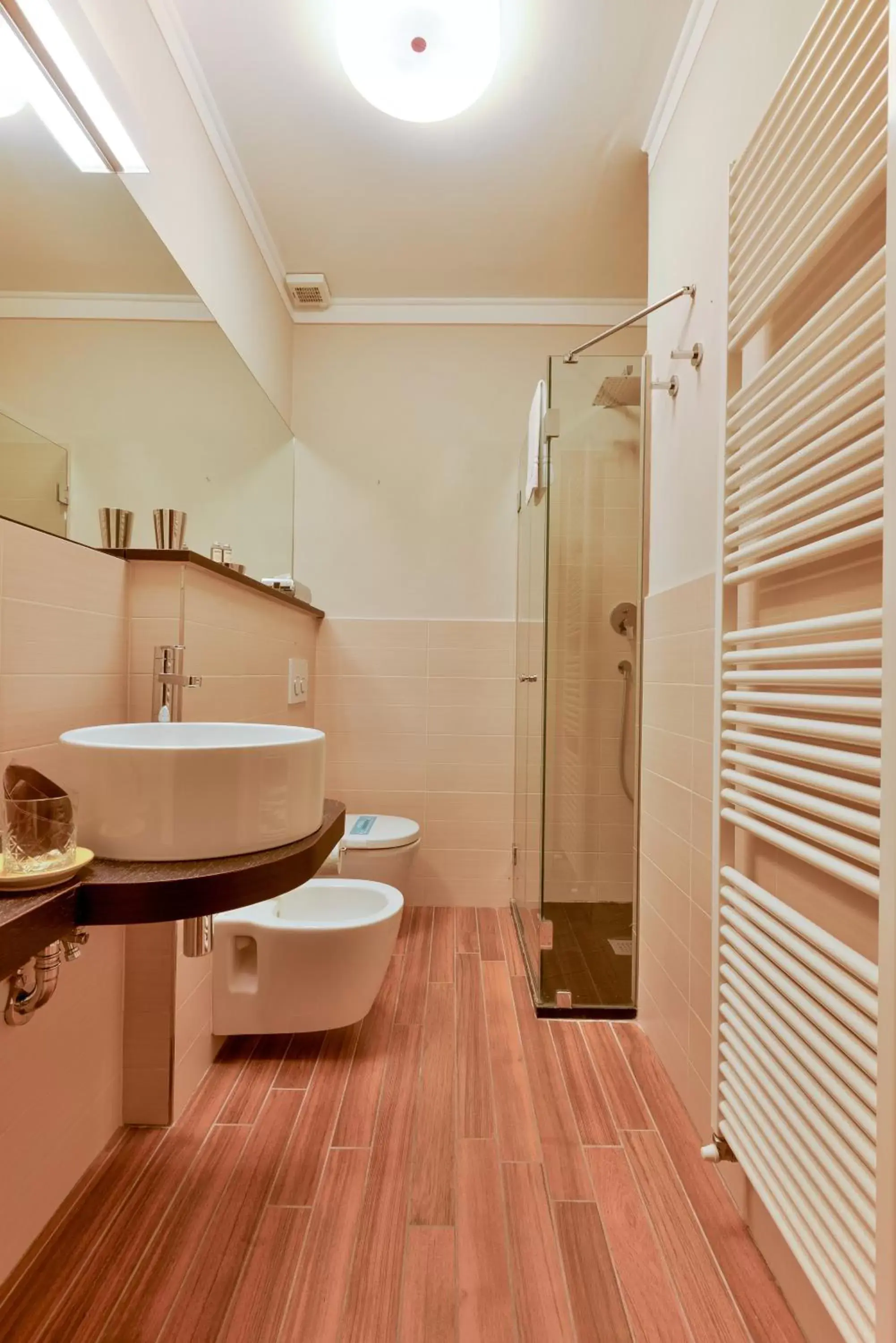 Shower, Bathroom in Albergo San Martino