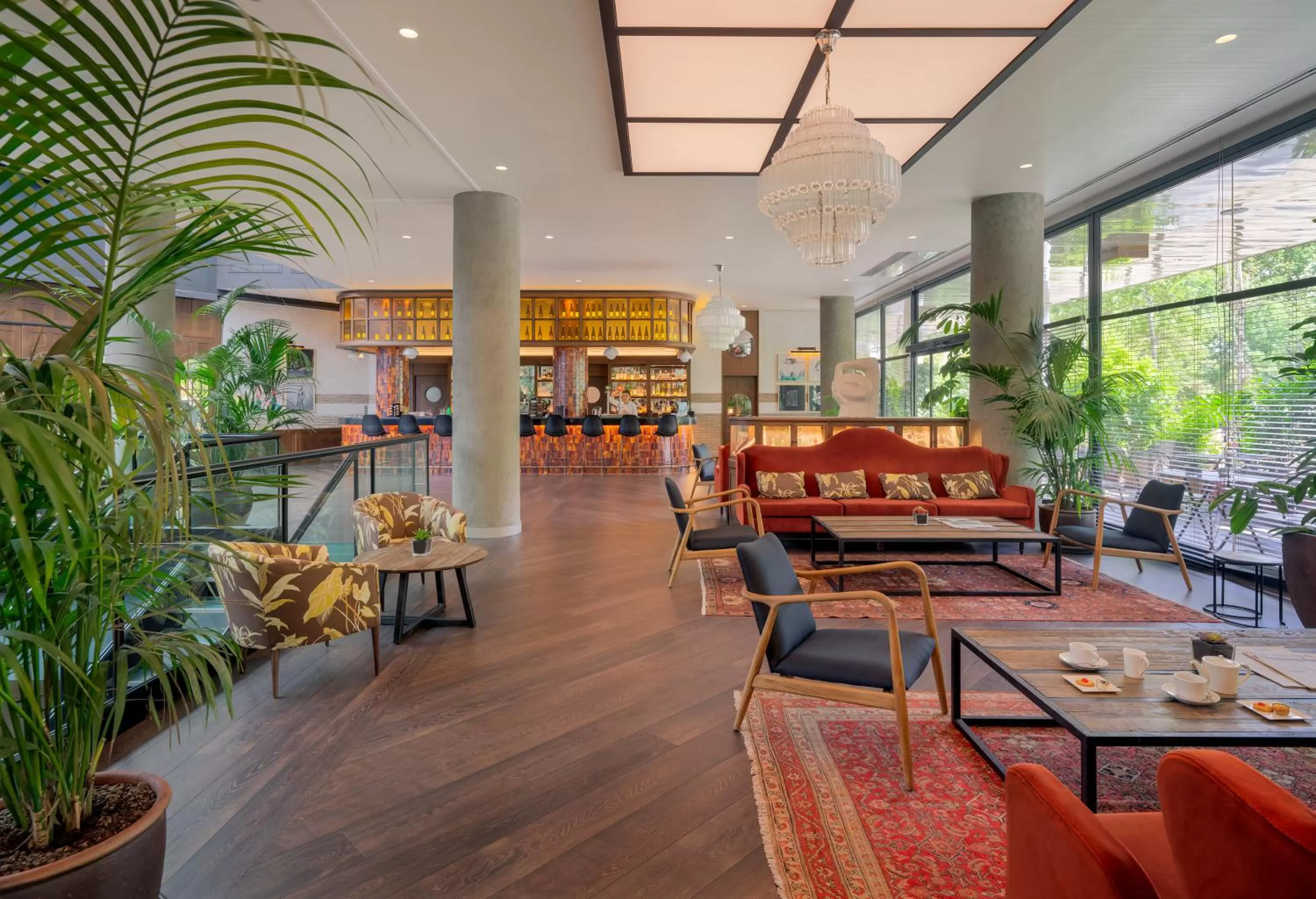 Lobby or reception in H10 Marina Barcelona