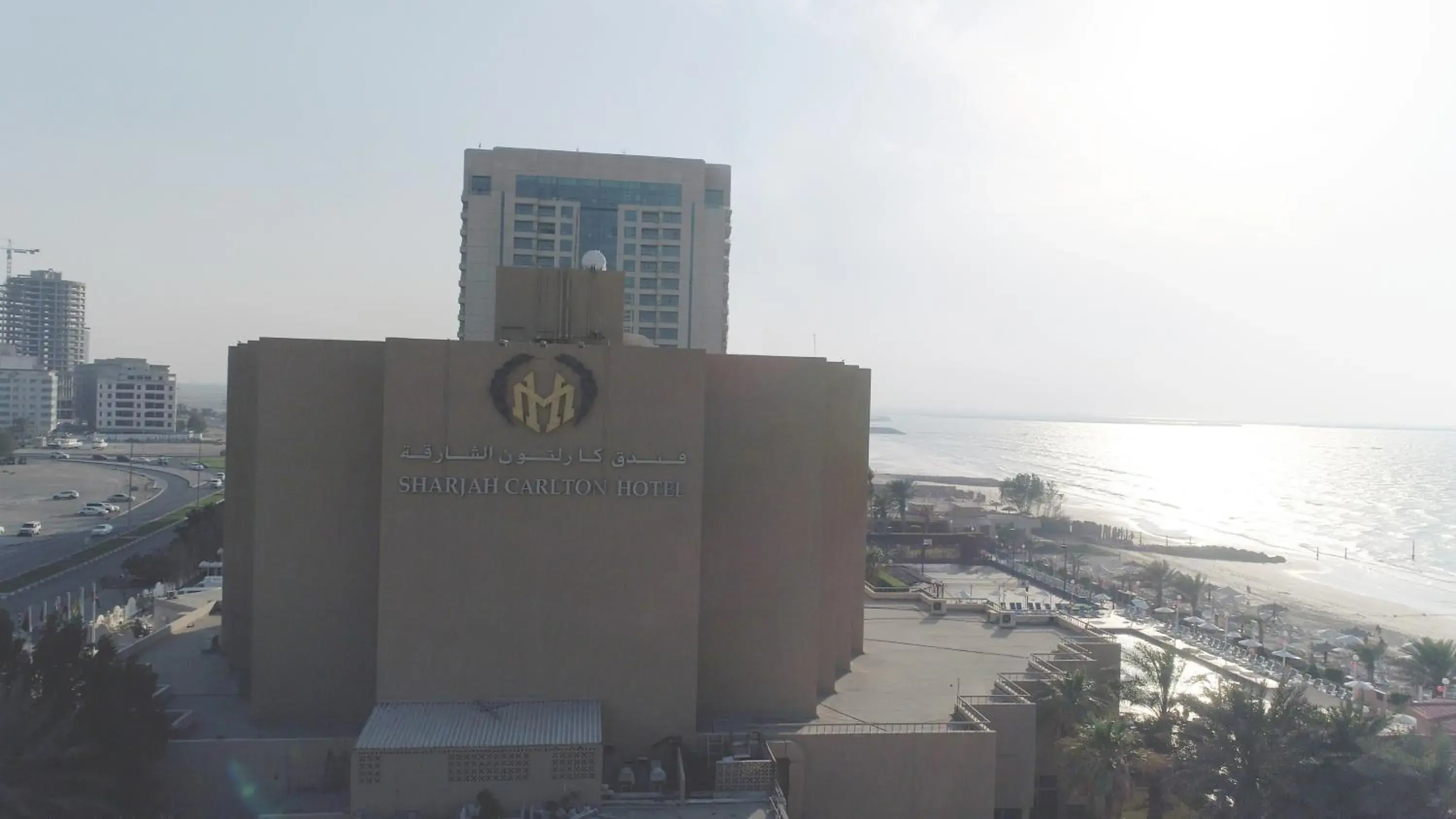 Bird's eye view, Property Building in Sharjah Carlton Hotel