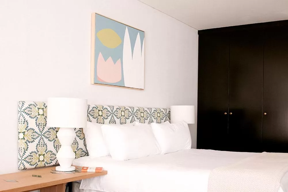 Bed in Hotel Ravesis