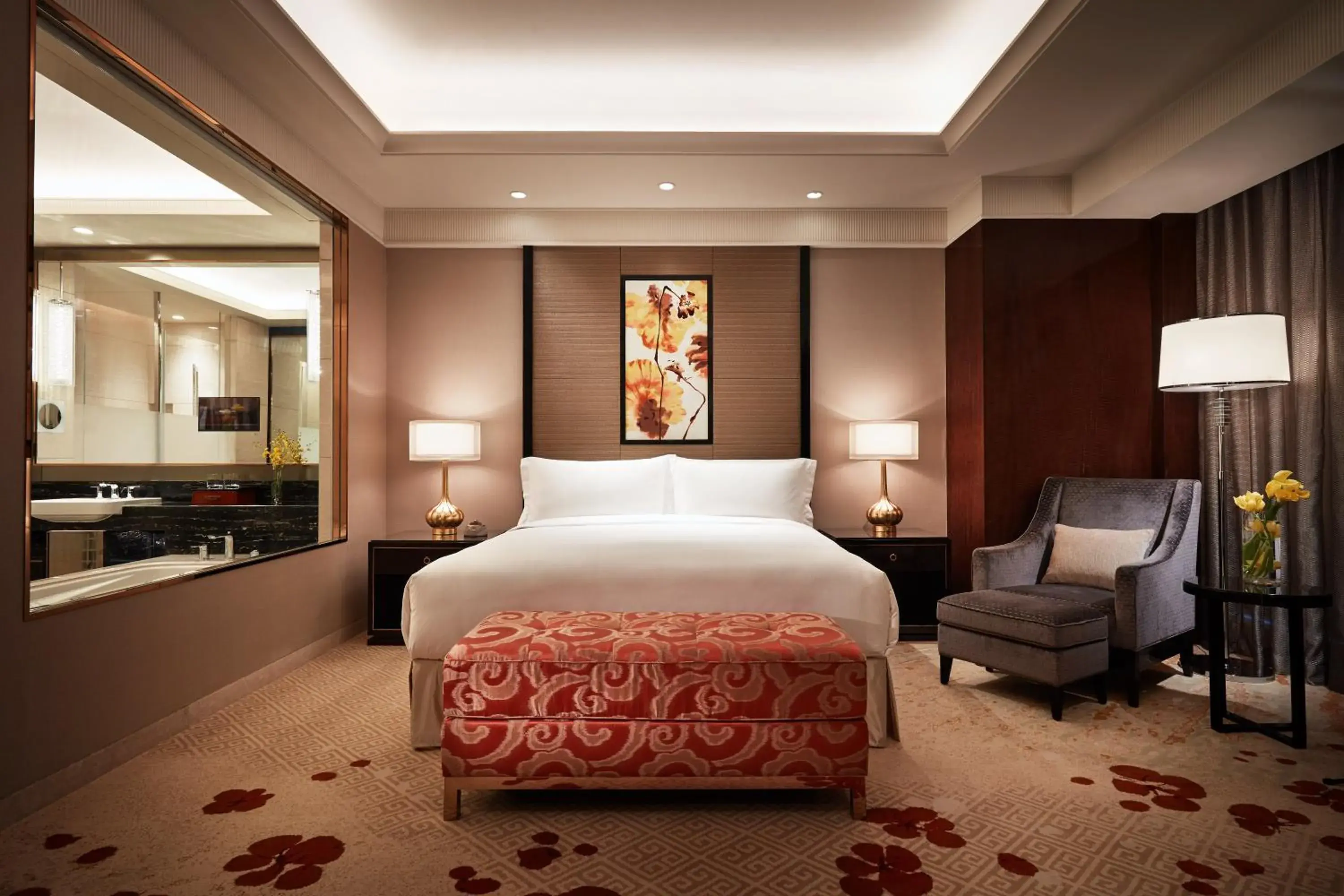 Bedroom, Bed in Fairmont Chengdu