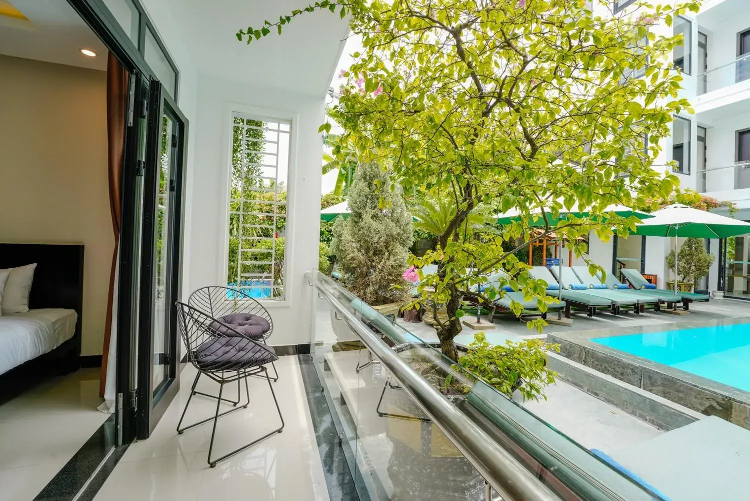 Balcony/Terrace in Banana Garden Villa