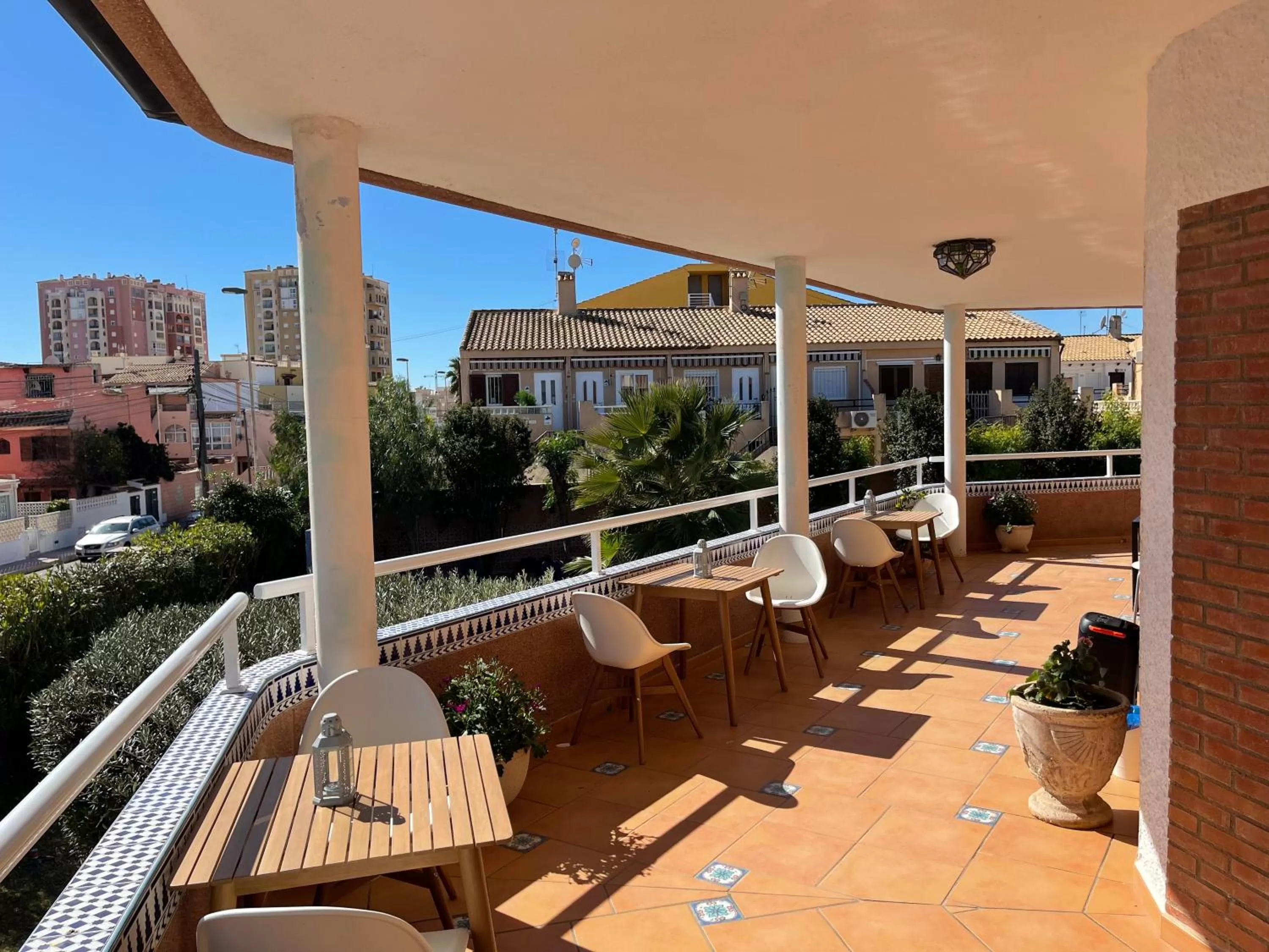 Property building in Anna's garden