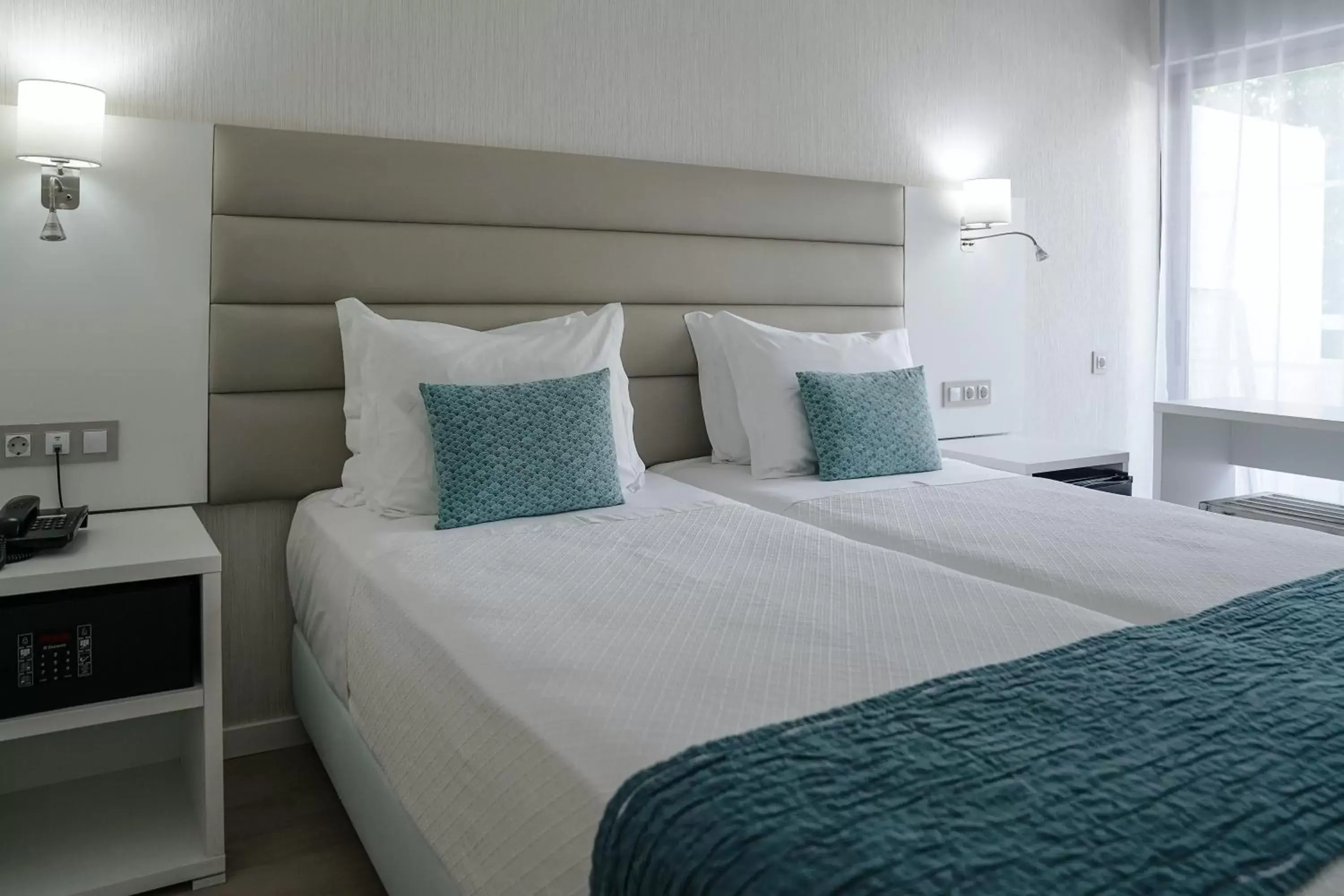 Bed in Carvi Beach Hotel