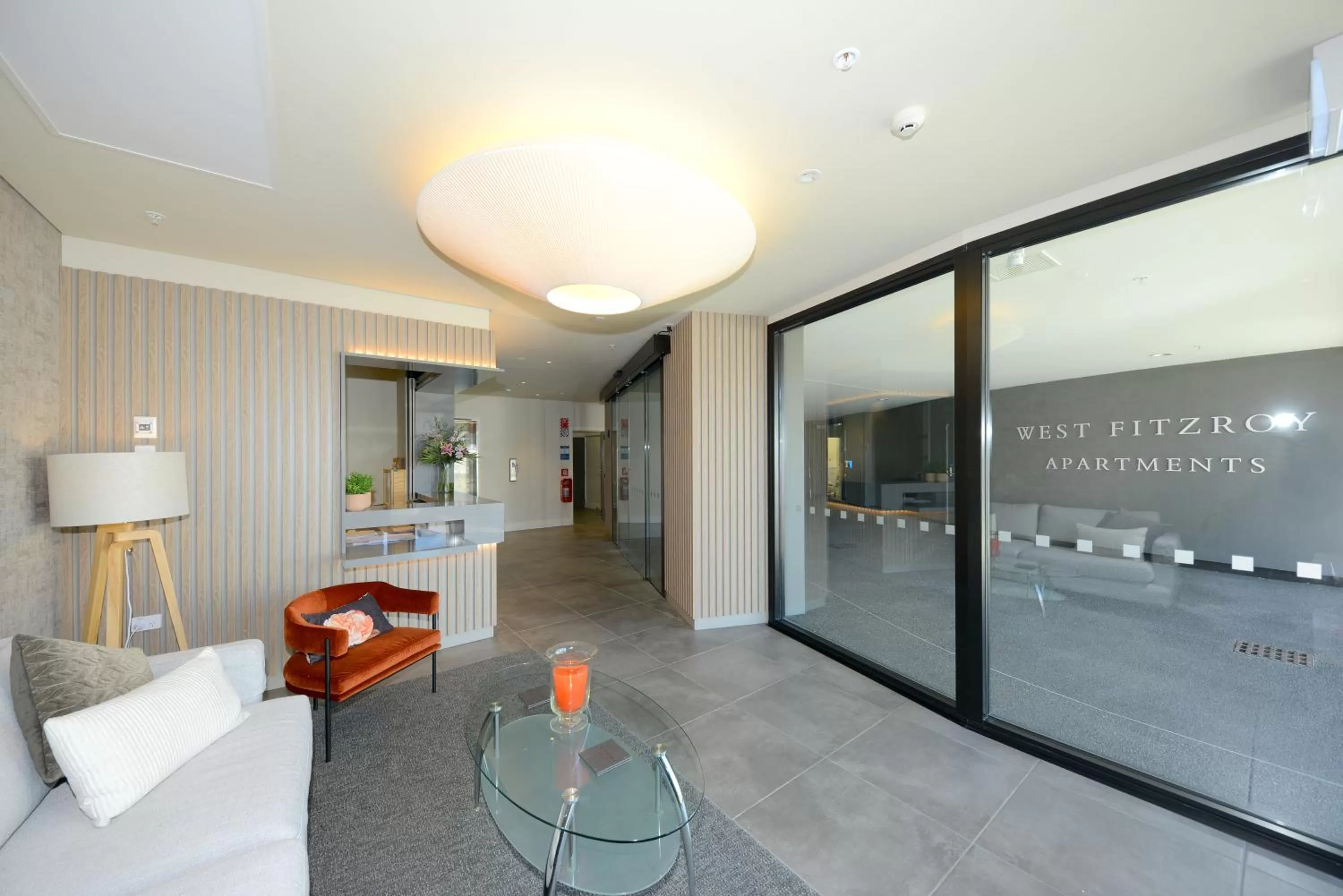 Lobby or reception in West Fitzroy Apartments