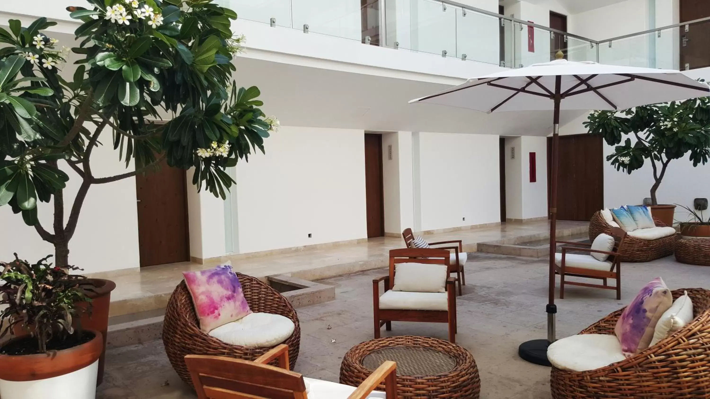 Patio, Seating Area in Hotel Catedral La Paz