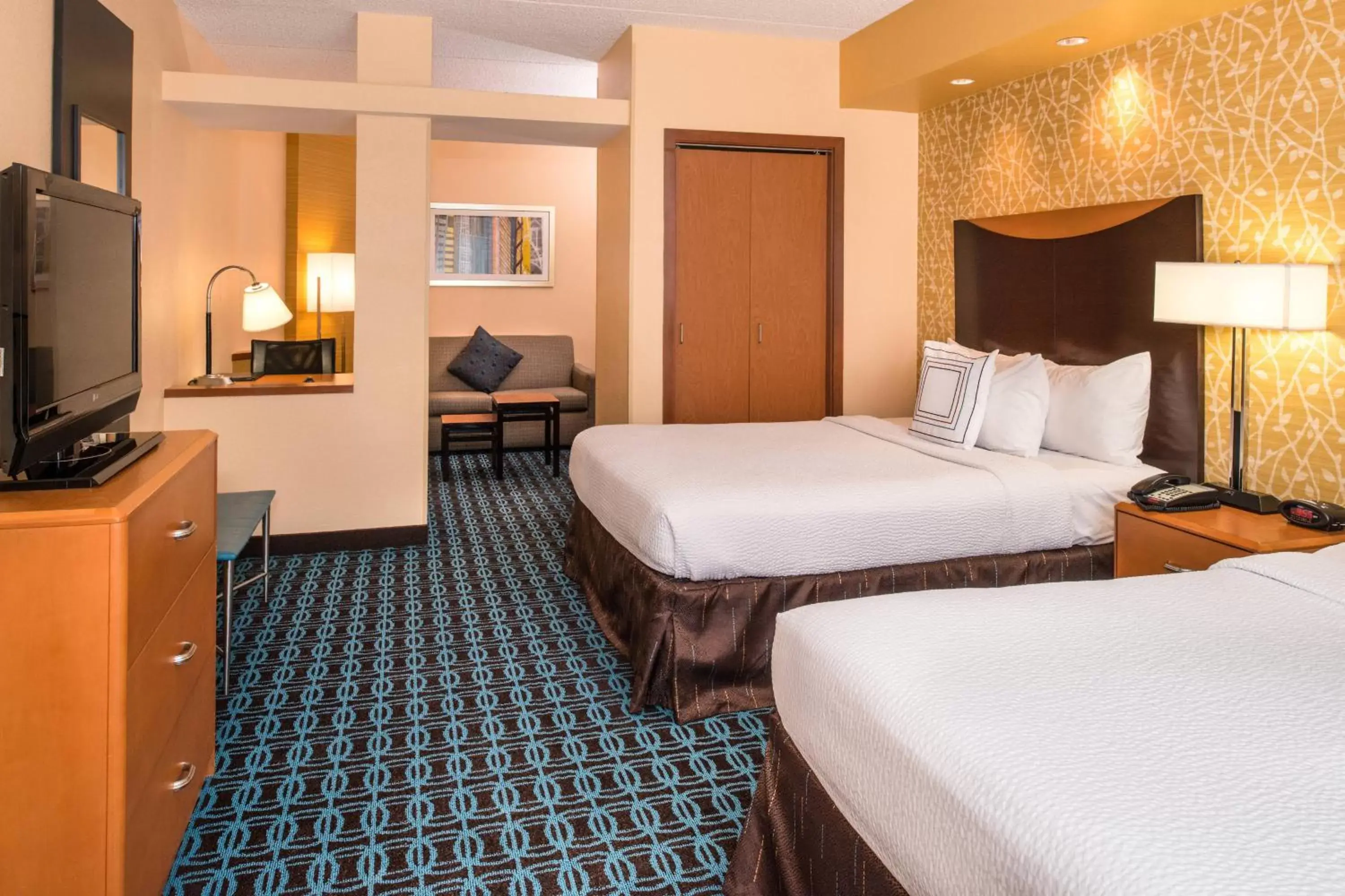 Bedroom, Bed in Fairfield Inn and Suites by Marriott San Antonio Northeast / Schertz / RAFB