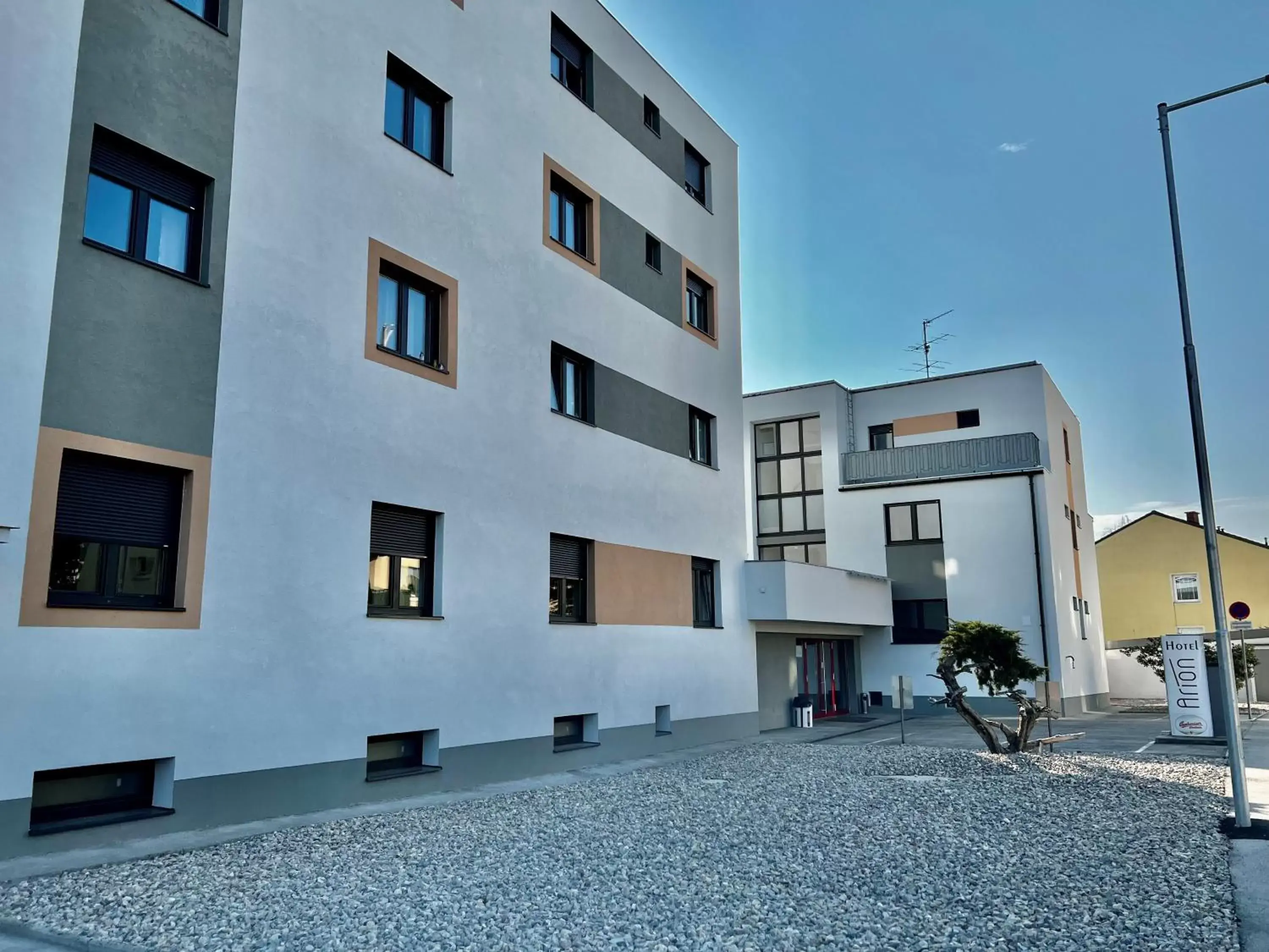 Facade/entrance, Property Building in Arion Airport Hotel