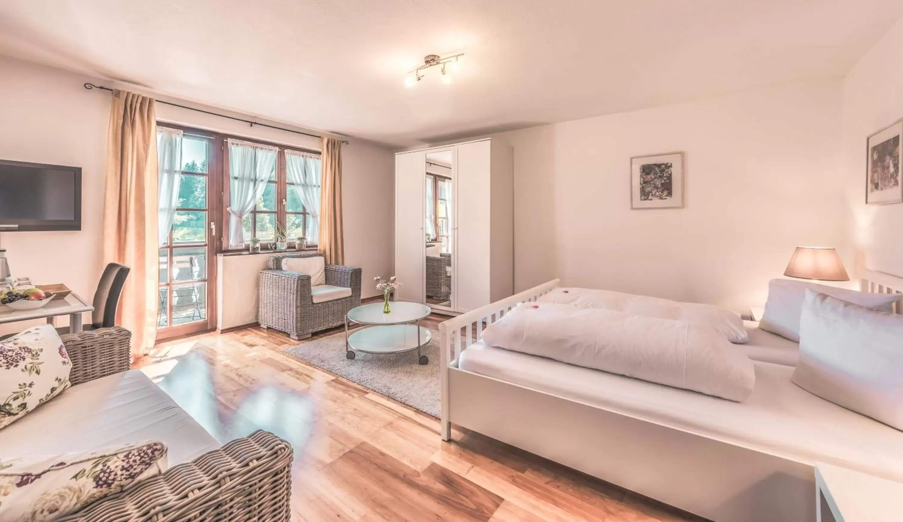 Family Room with Balcony (2 Adults + 2 Children) in Wohlfühlhotel Landmann Family Room with Balcony (2 Adults + 2 Children) in Wohlfühlhotel Landmann