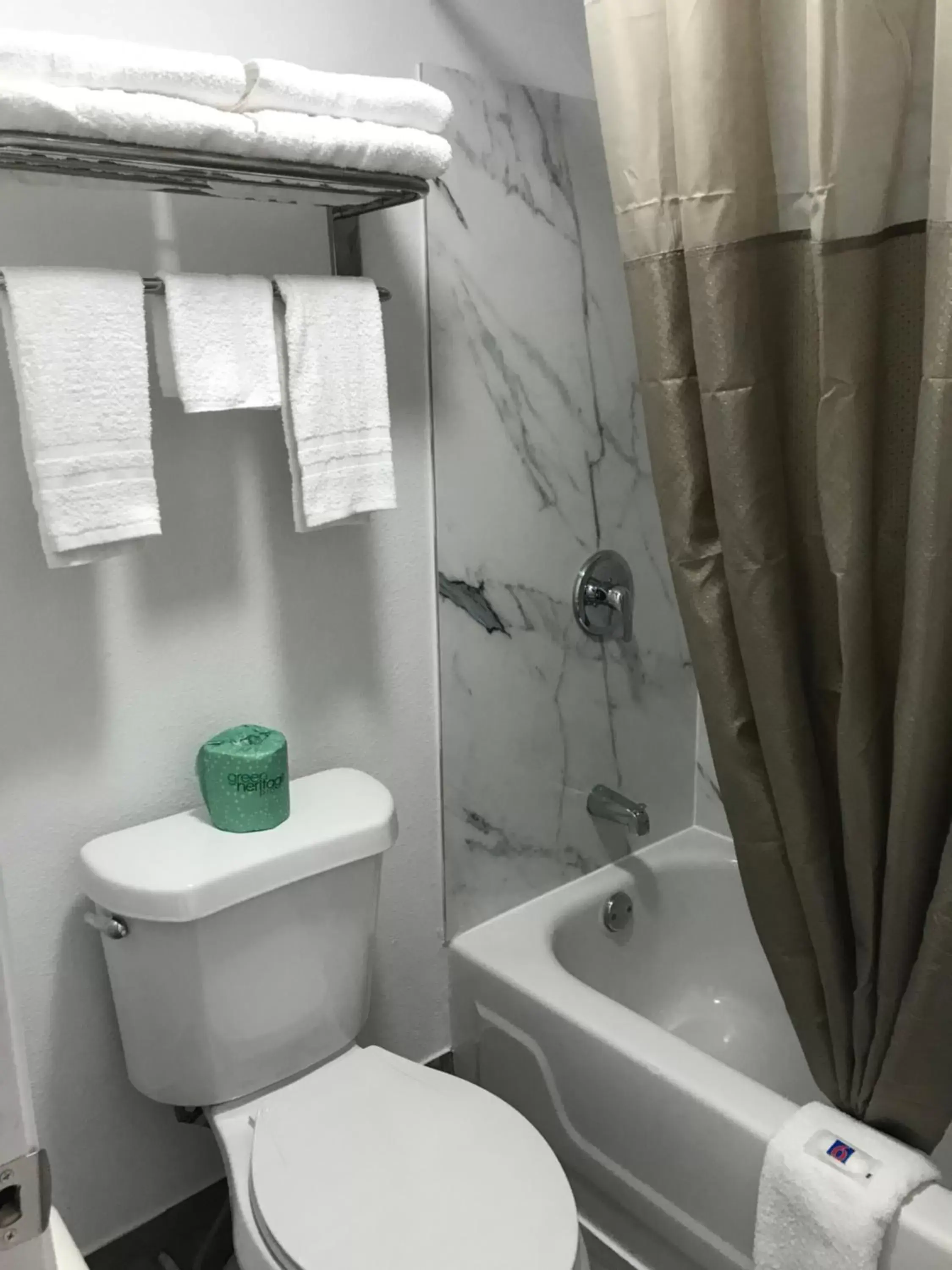 Bathroom in Motel 6-Alma, AR