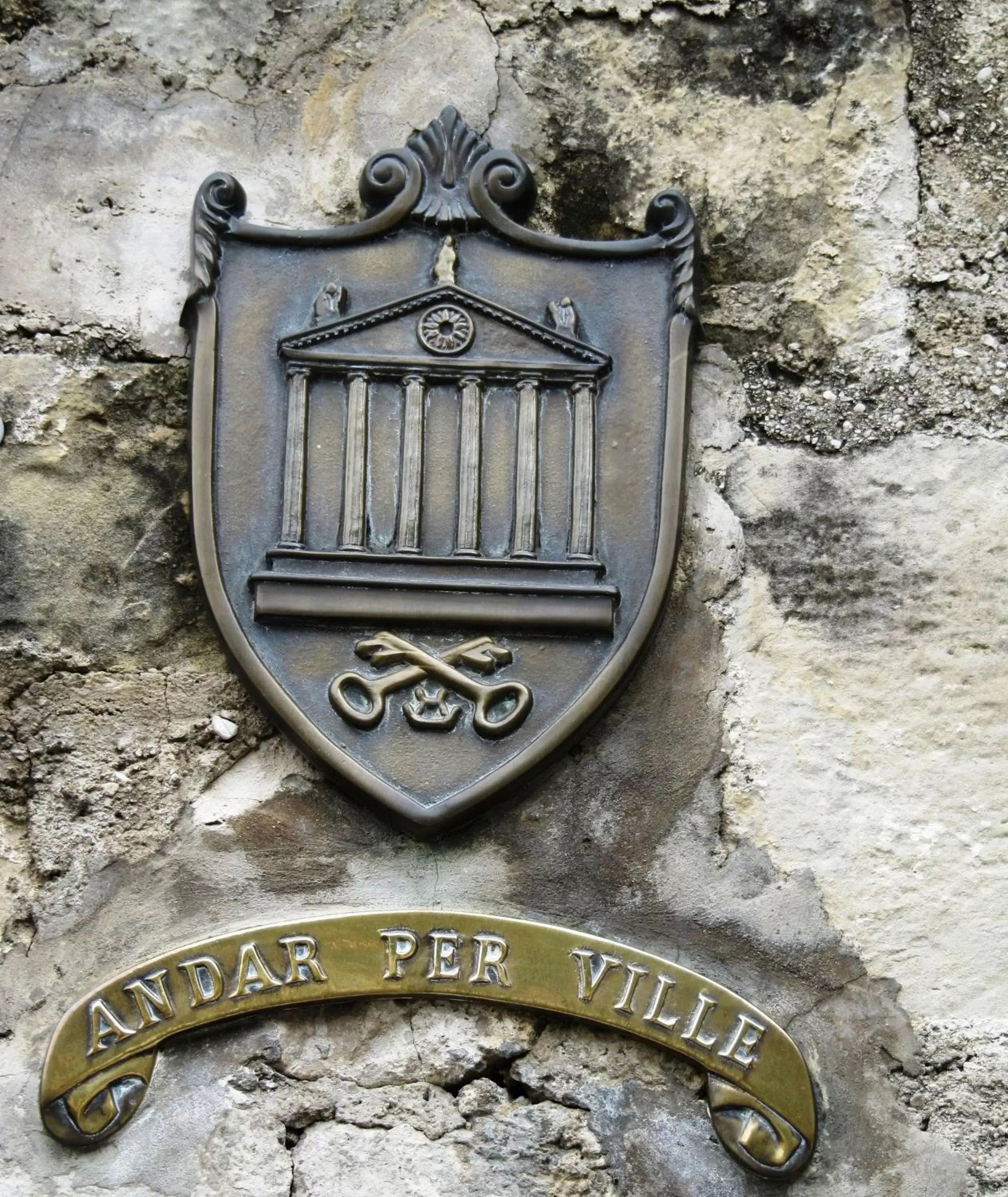 Decorative detail, Property Logo/Sign in Castrum di Serravalle