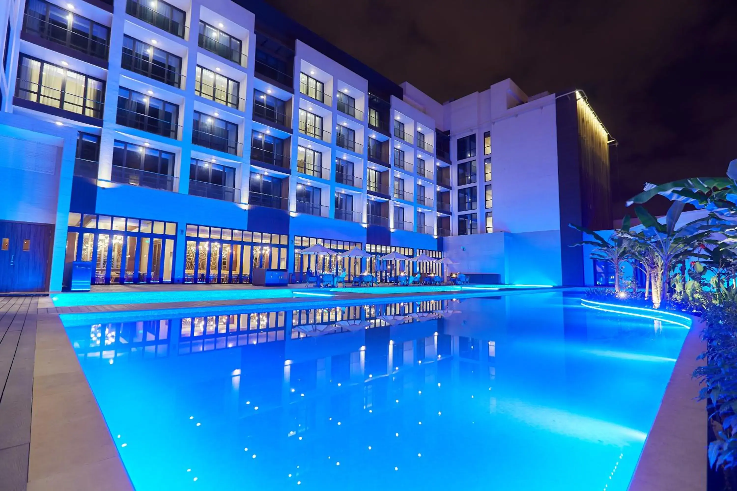 Property building, Swimming Pool in Millennium Resort Salalah